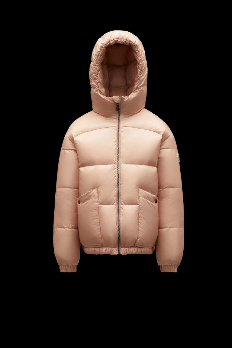 moncler pink down jacket