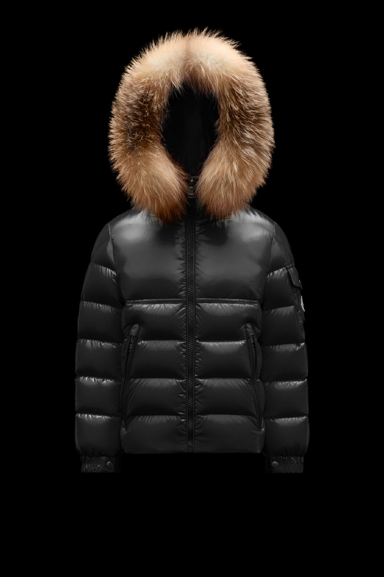 moncler fur collar