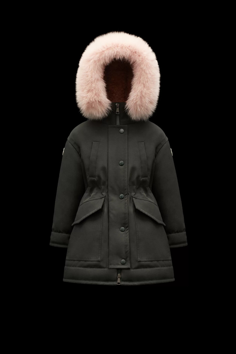 moncler fox fur coat