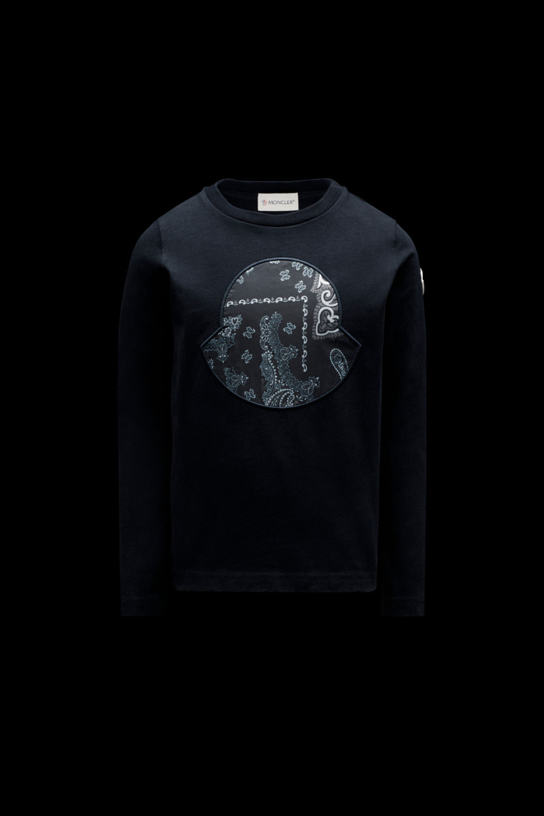 moncler paisley t shirt