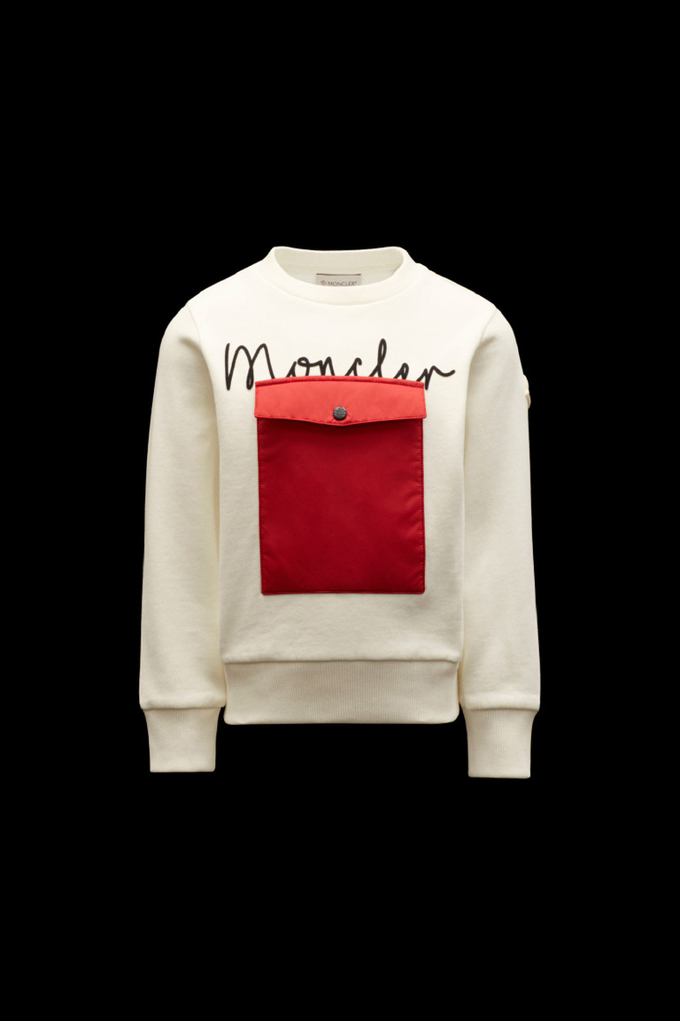 red moncler sweatshirt