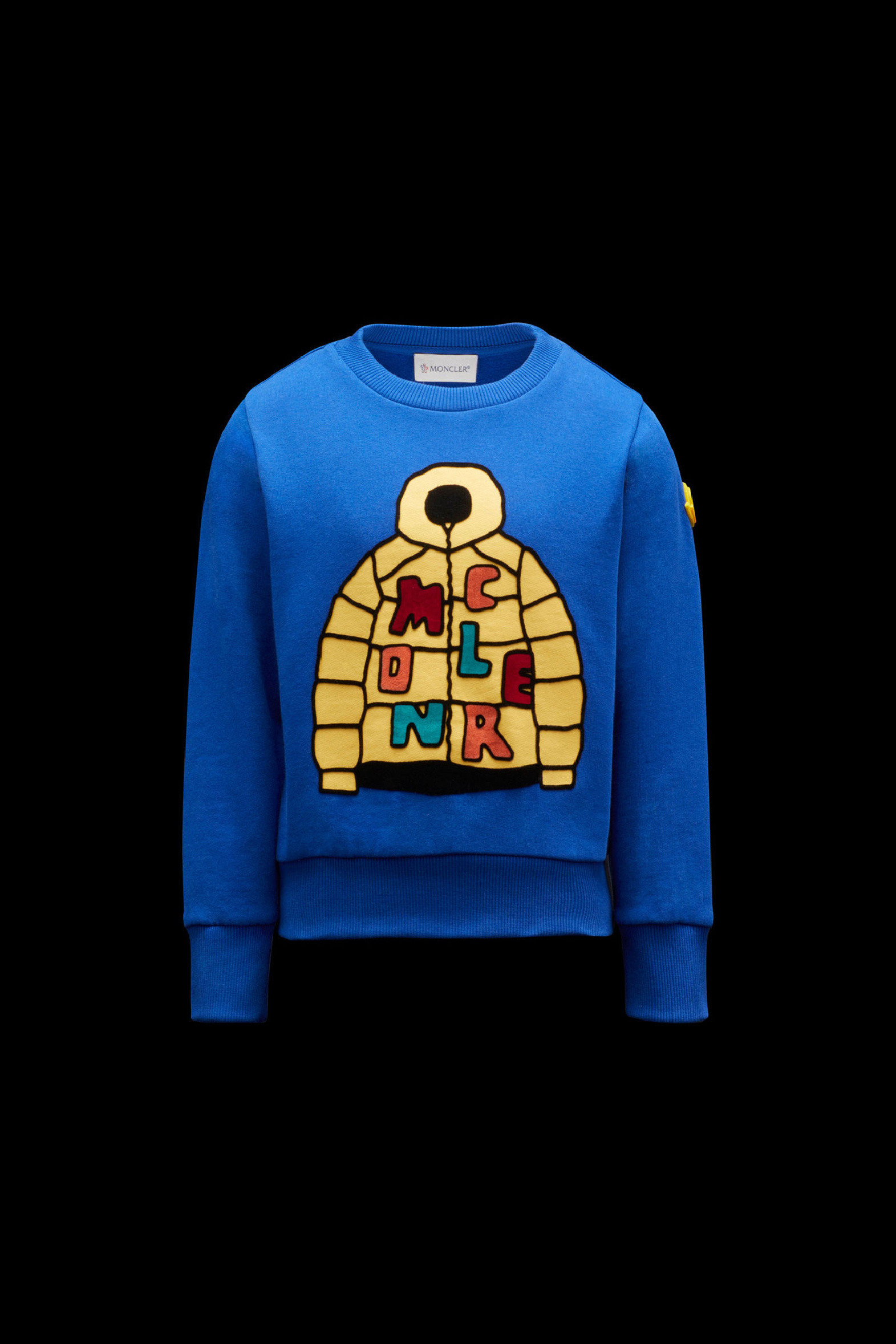 moncler sweatshirt blue