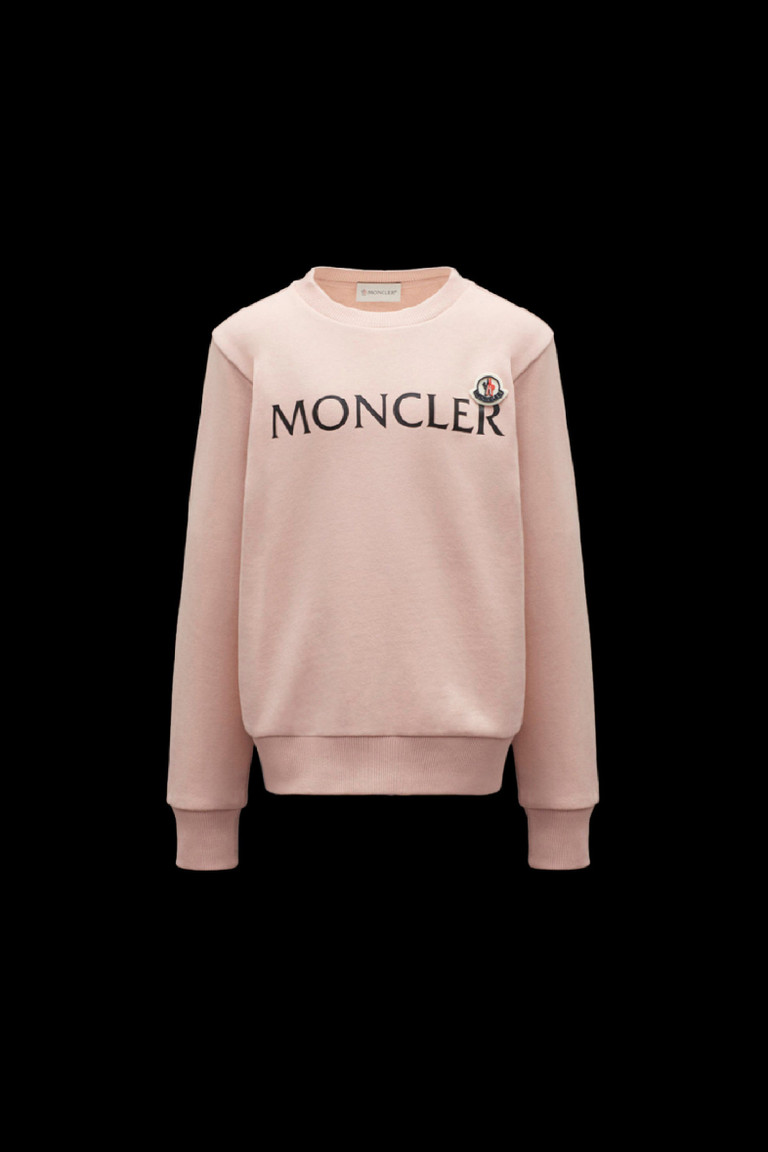 moncler pink sweatshirt