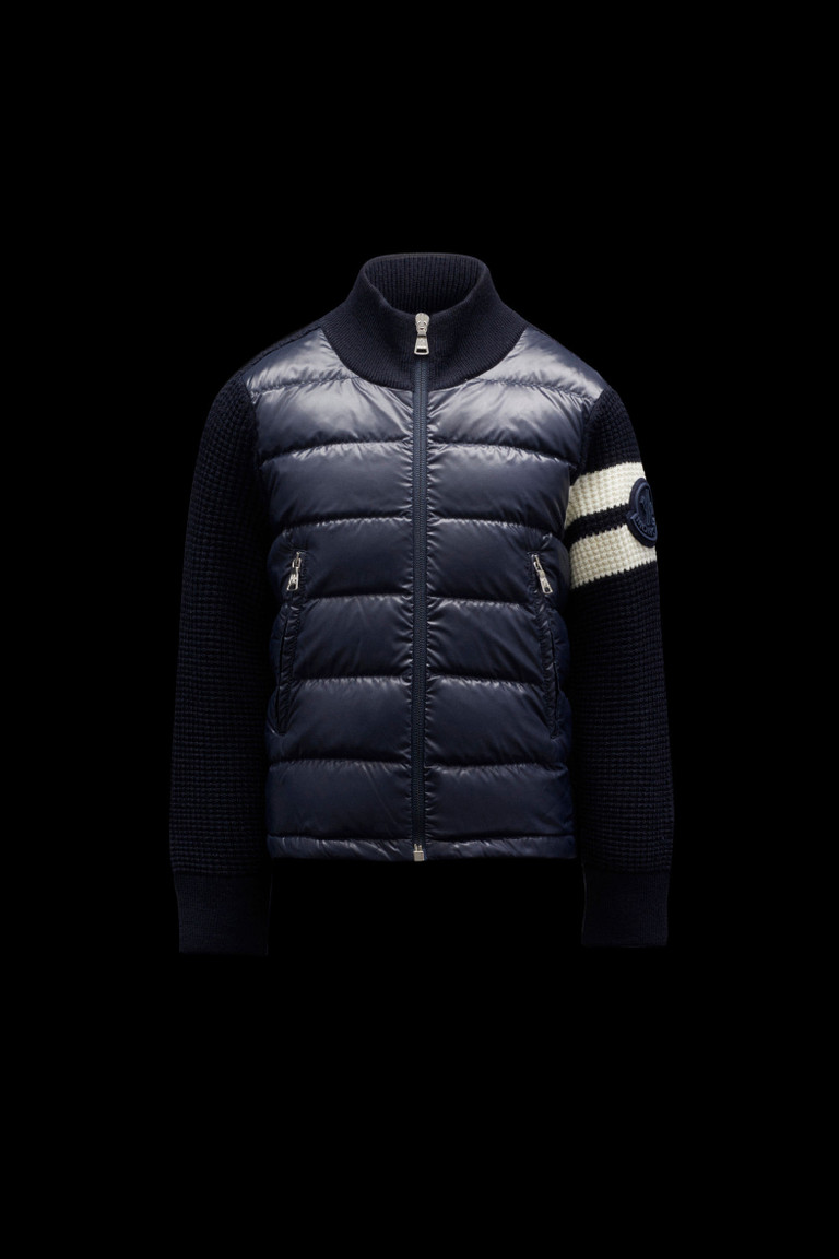 moncler wool cardigan jacket