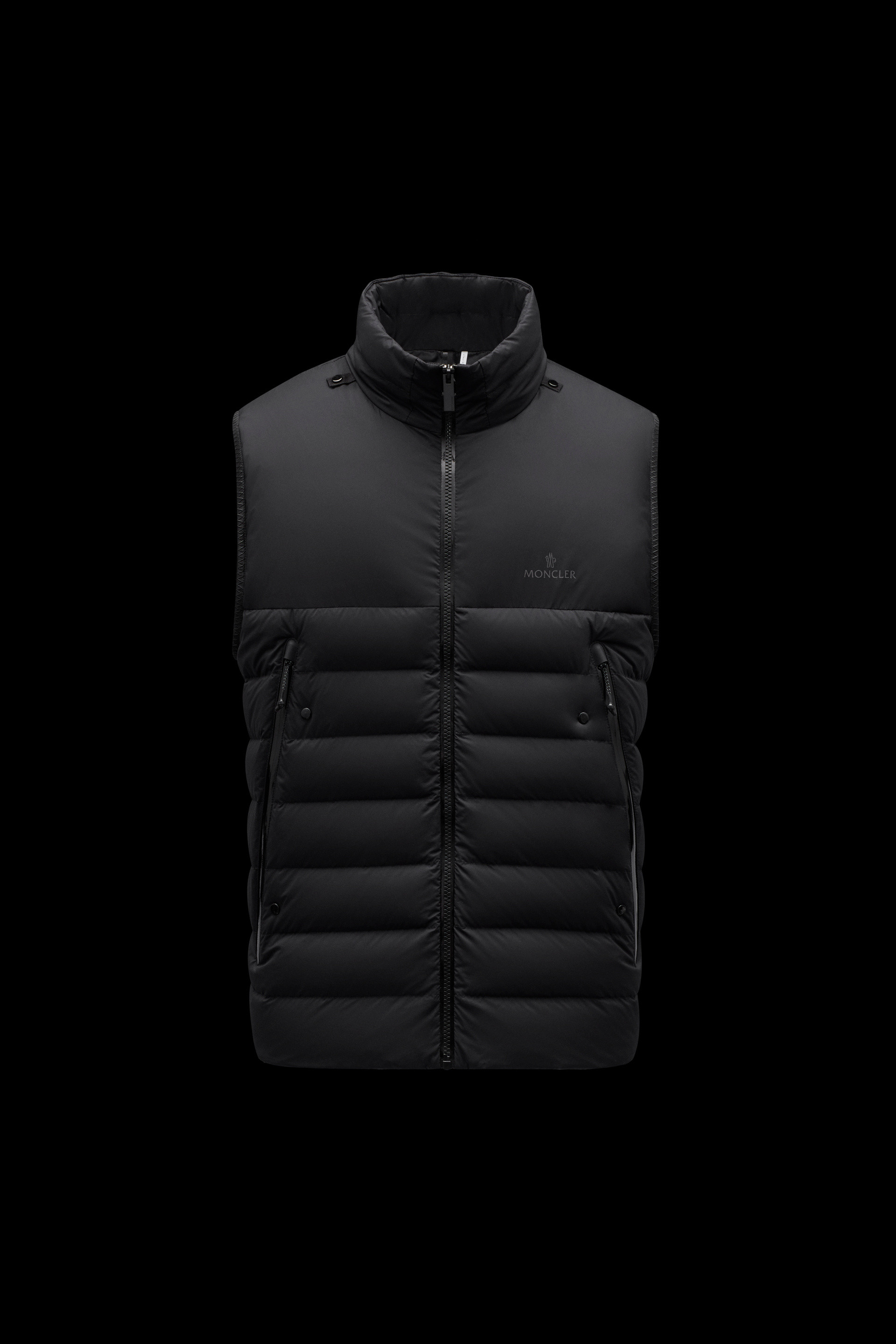 moncler black vest