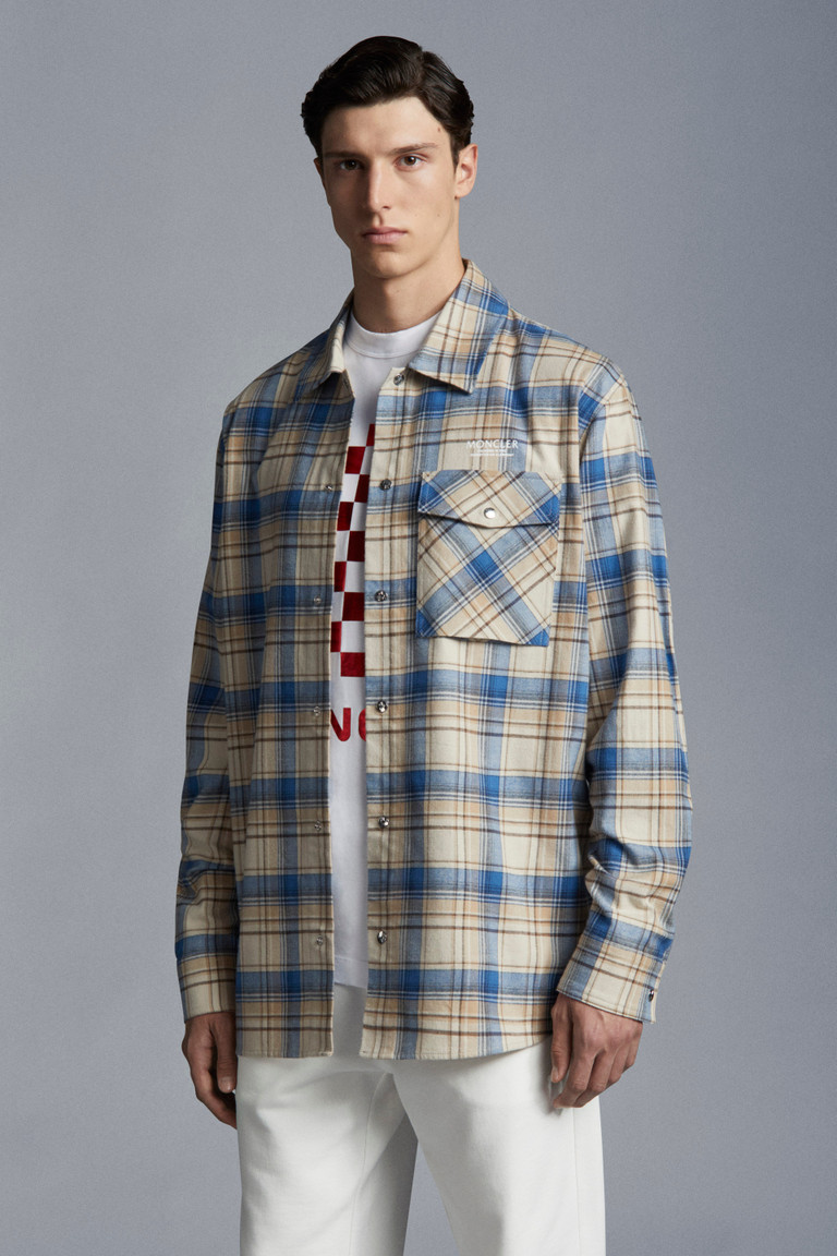 moncler flannel jacket