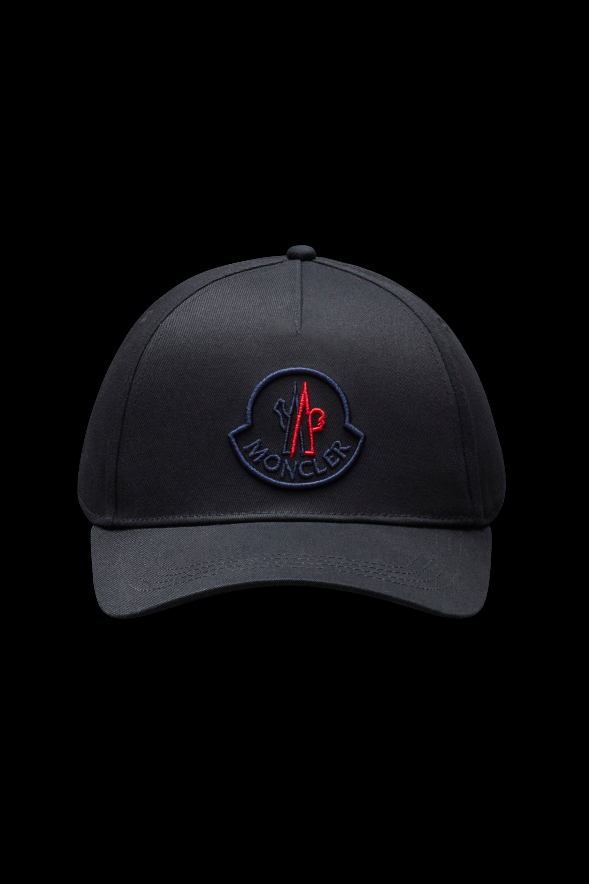 Herren Accessoires Hüte Moncler Baumwolle Baseballkappe mit Logo-Stickerei in Weiß für Herren Caps & Mützen 