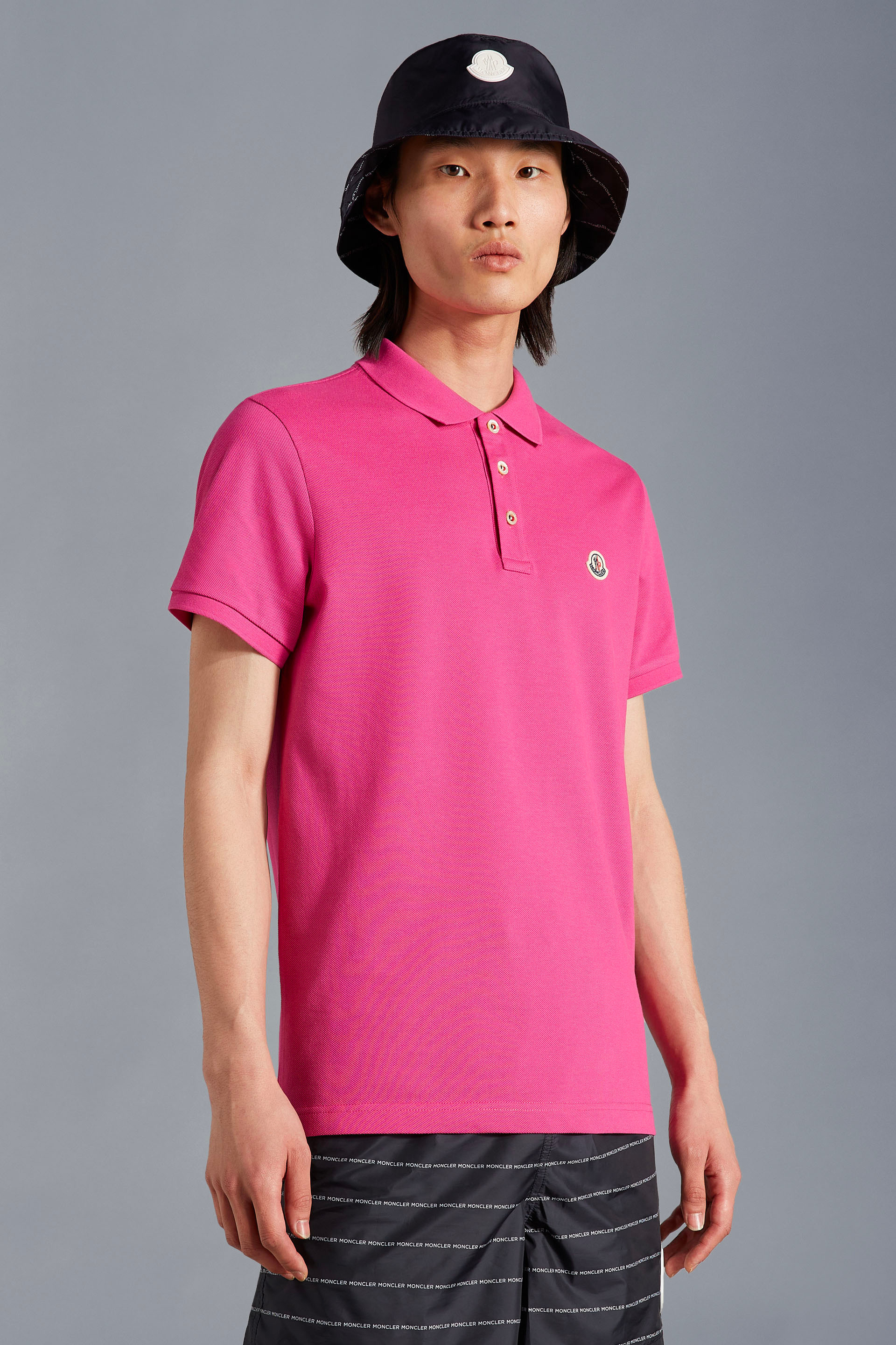 moncler short sleeve polo shirt