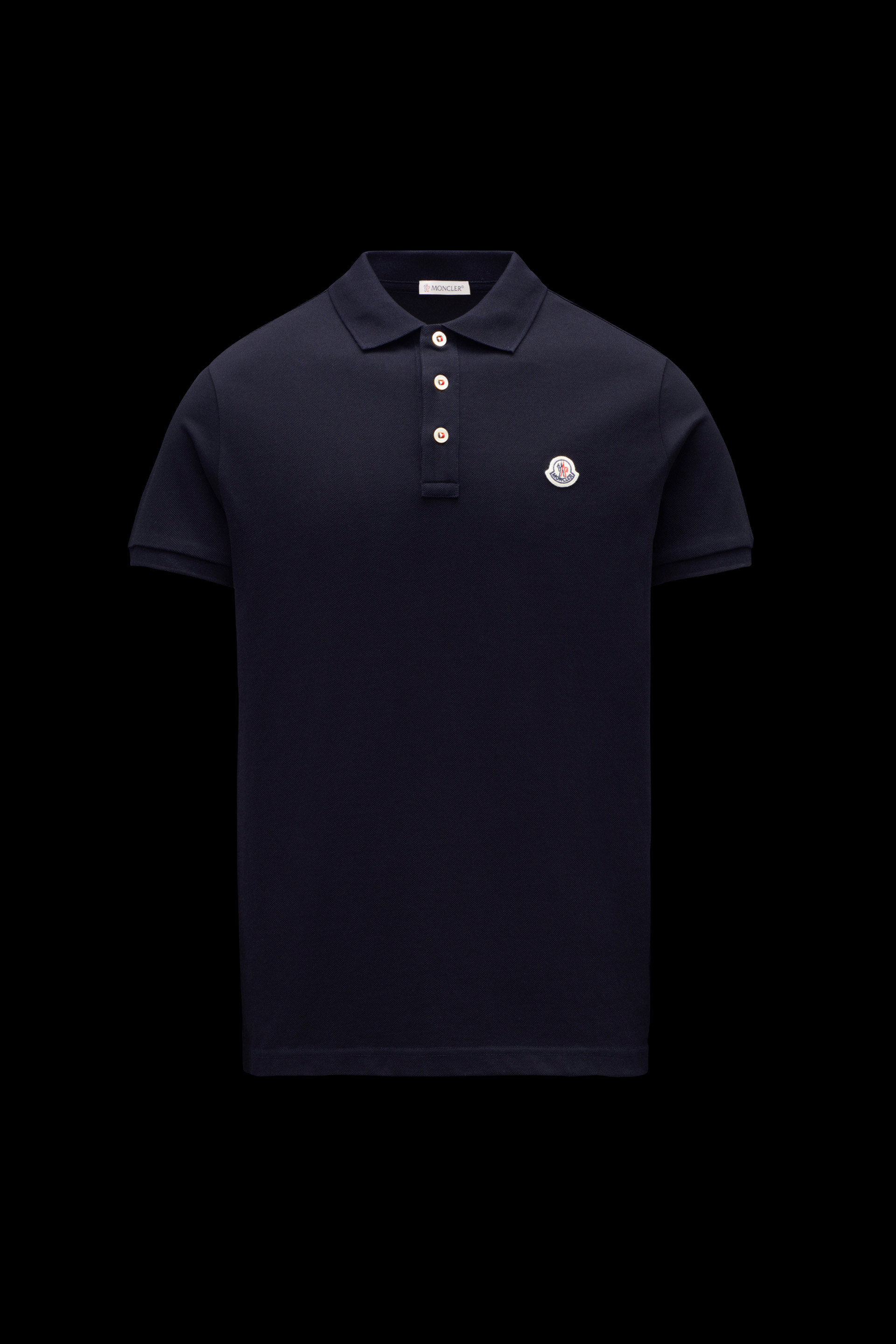 moncler blue polo shirt