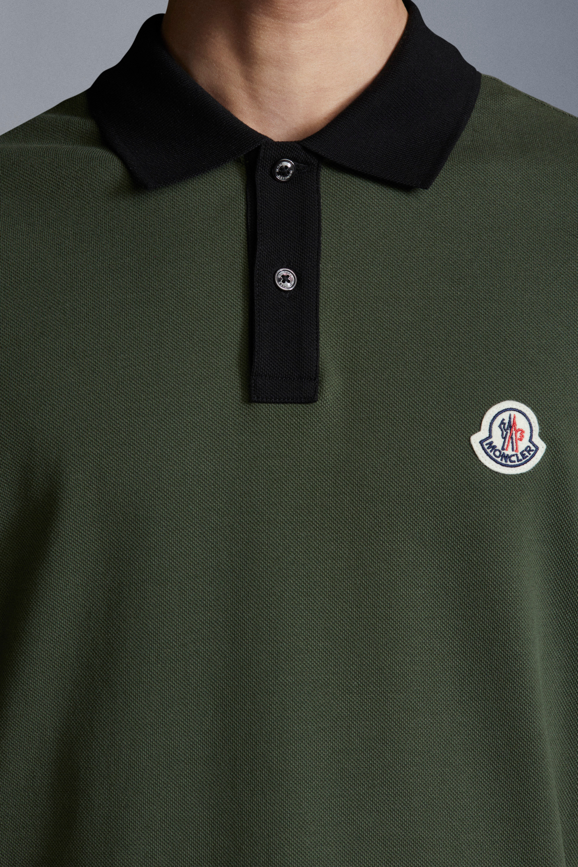 Chive Color Block Polo Shirt - Polos 