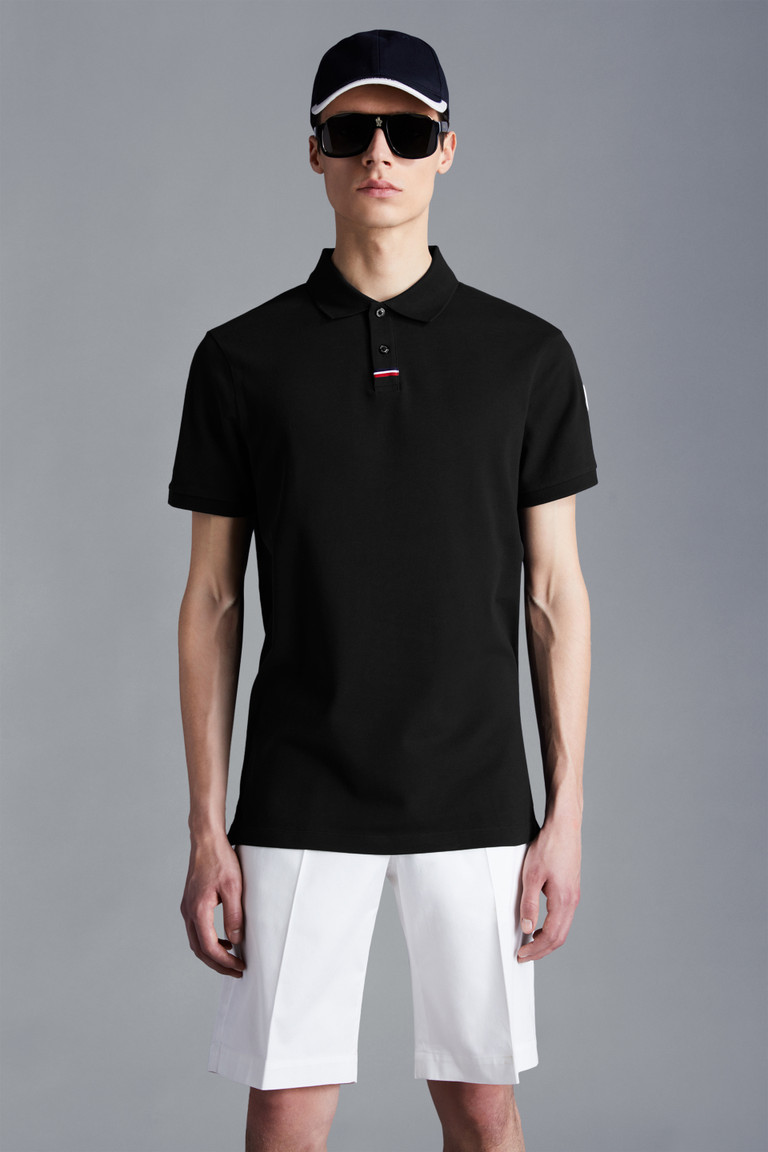 moncler zip up polo