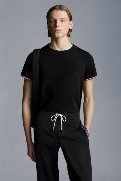 Homme Vêtements Sous-vêtements Chaussettes Chaussettes à logo imprimé Coton Moncler pour homme en coloris Noir 