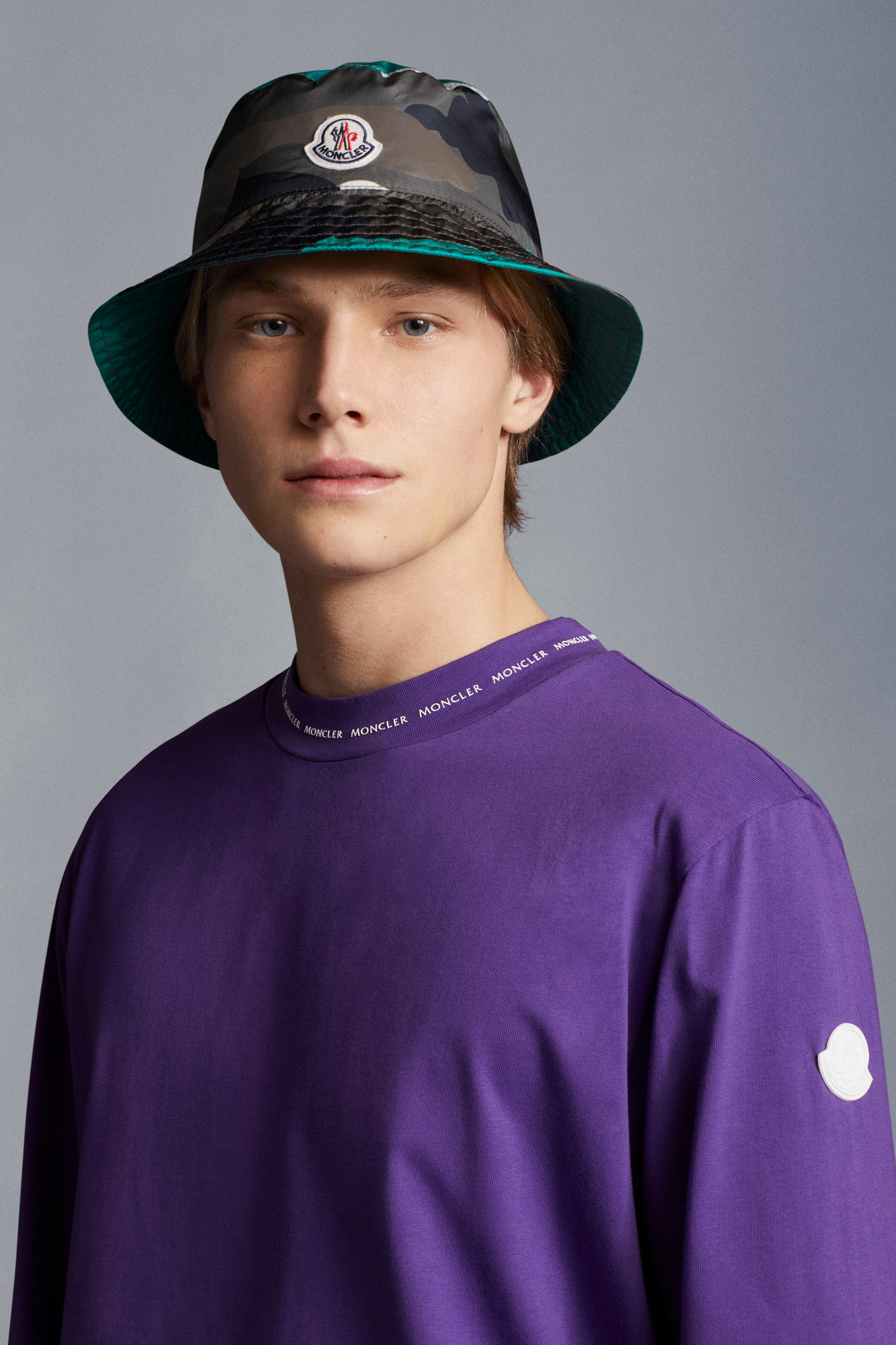 Purple Logo Long Sleeve T-Shirt - Polos 