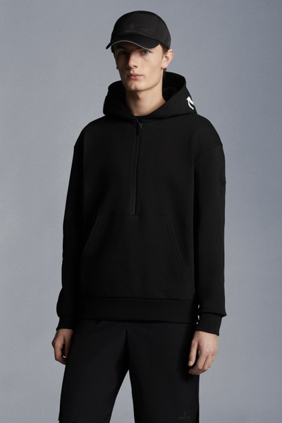 Black Cotton Hoodie - Sweatshirts for Men | Moncler SE