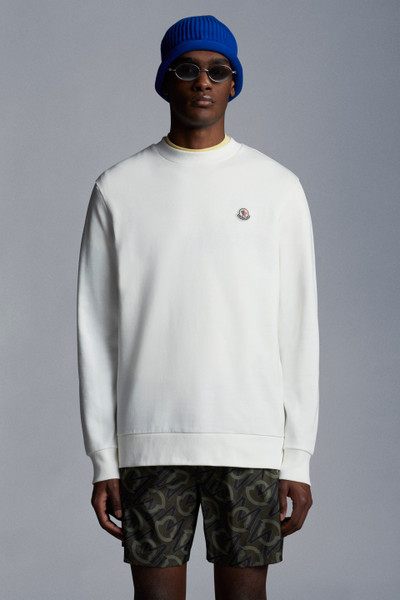 Silk White Logo Patch Sweatshirt 