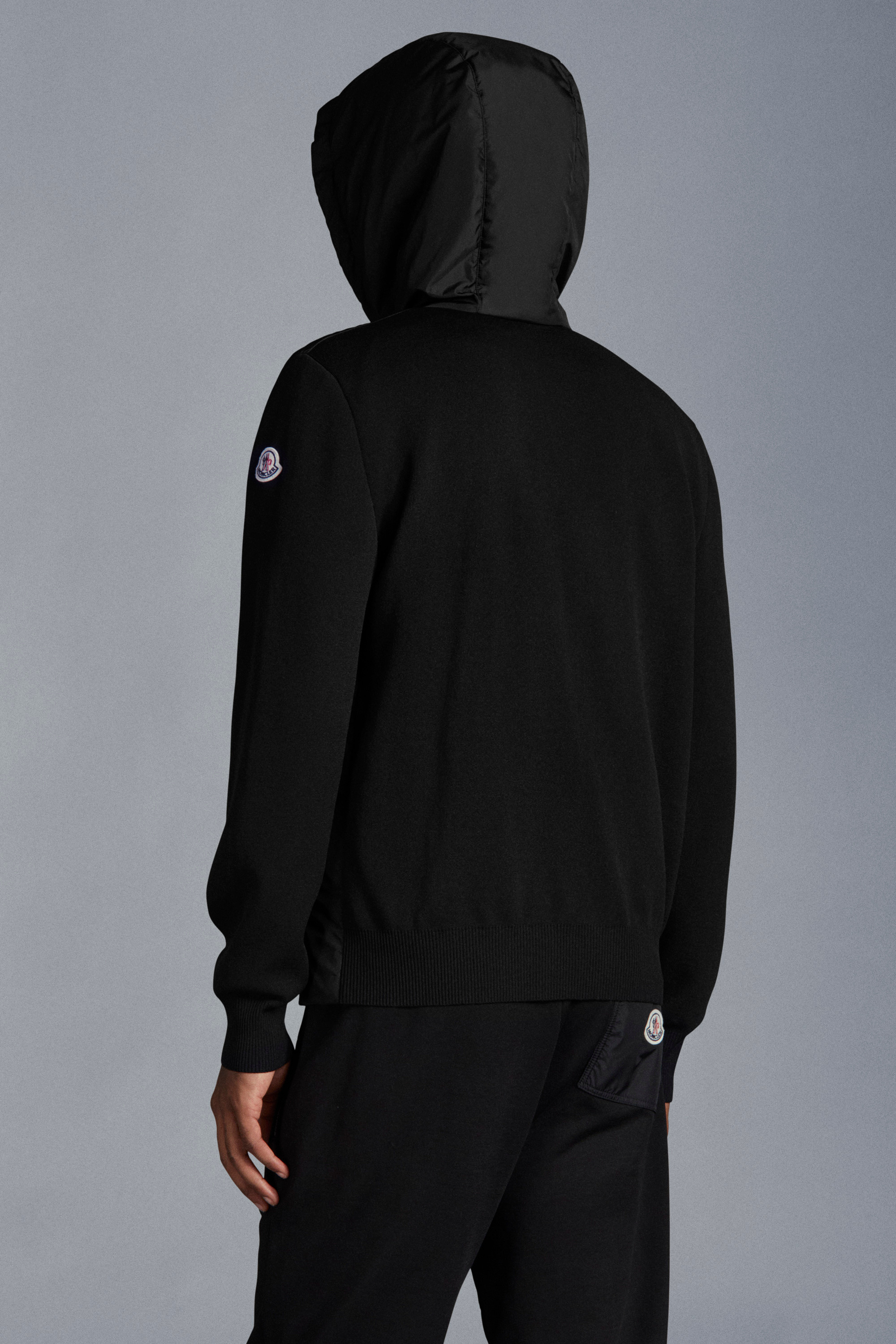 moncler padded hoodie