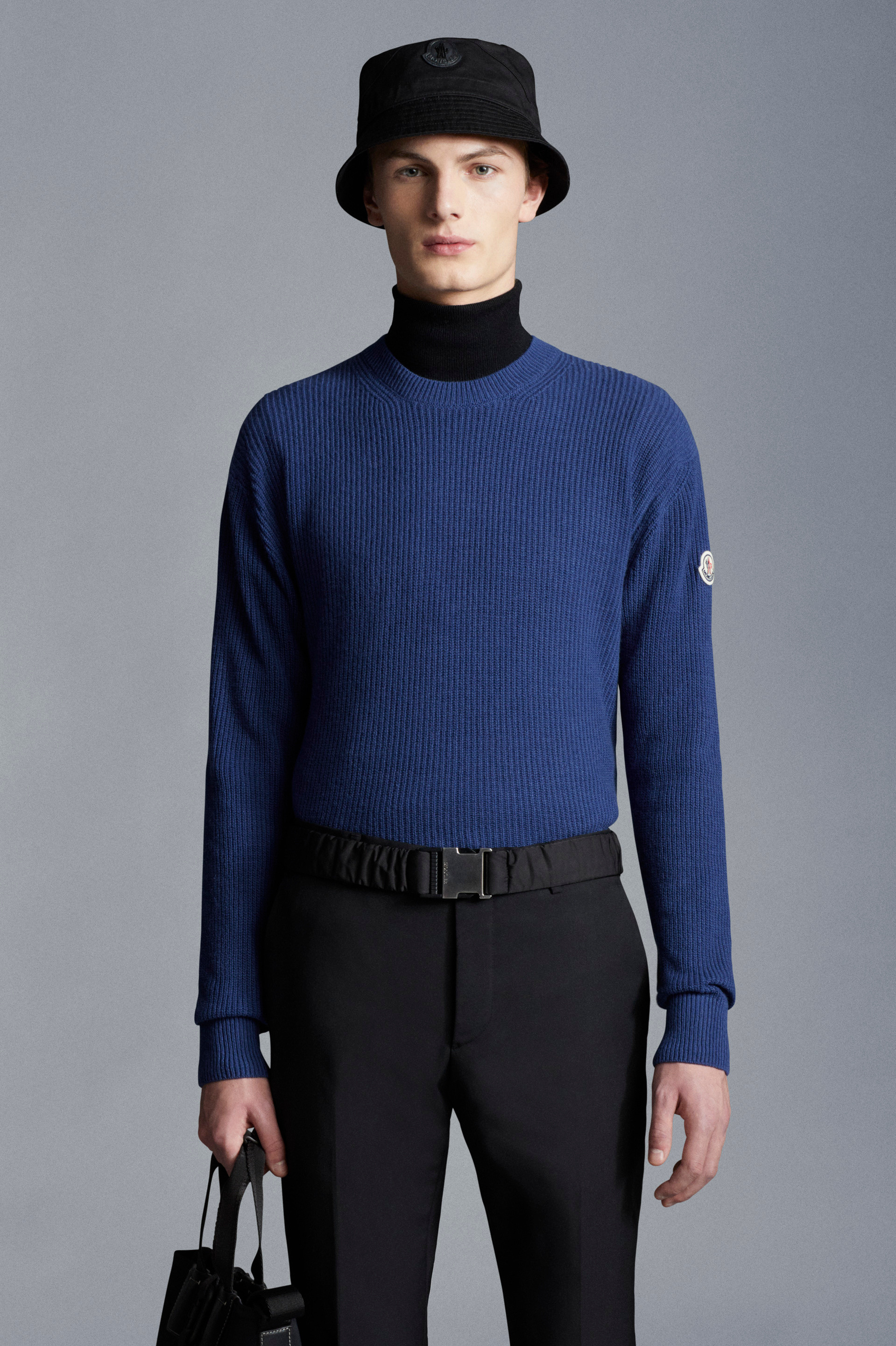 Moncler Genius 3 Moncler Grenoble in Blue Womens Clothing Jumpers and knitwear Turtlenecks 