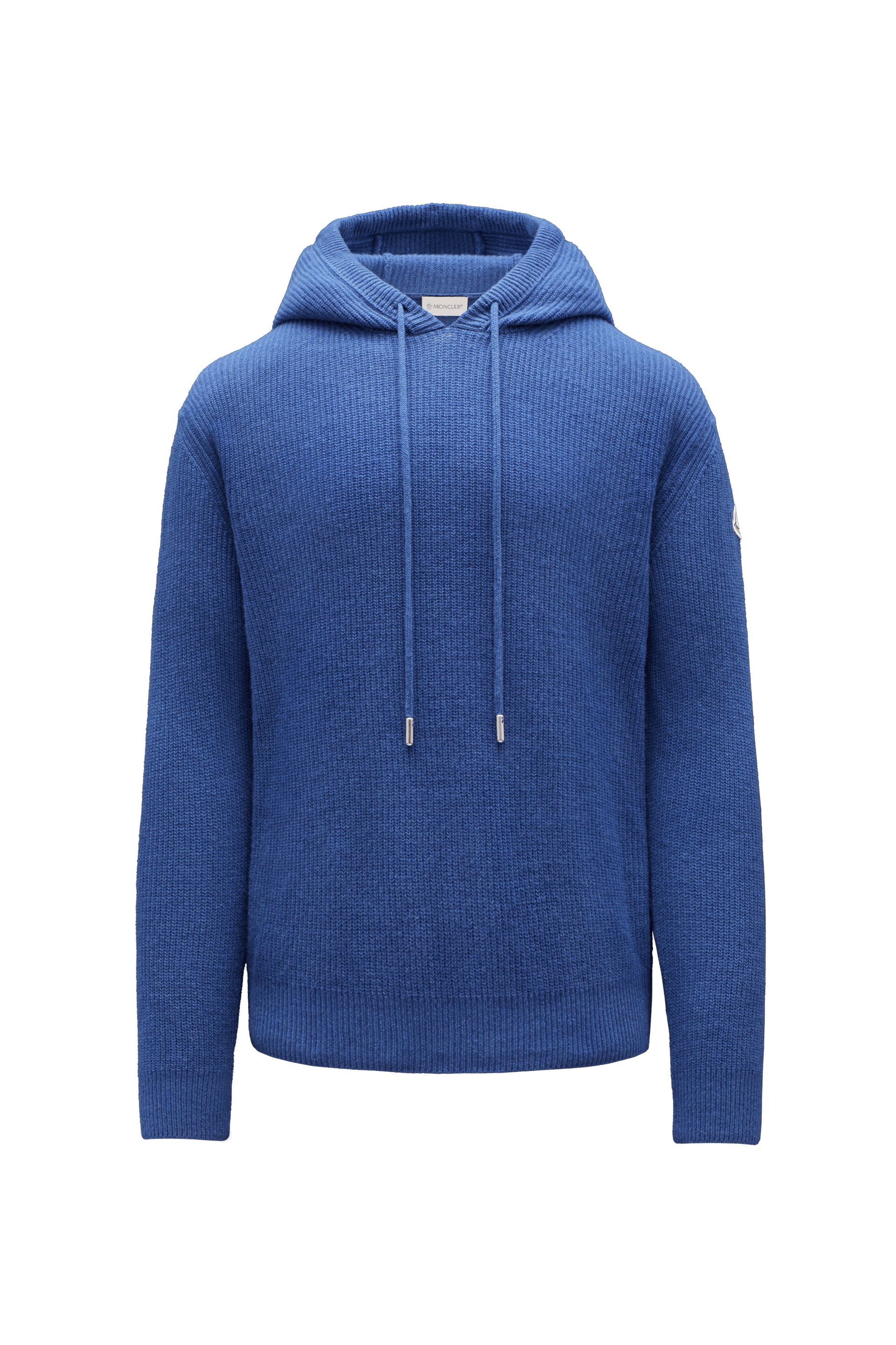 Moncler Collection Wool & Cashmere Hoodie, Men, Blue, Size: Xxl