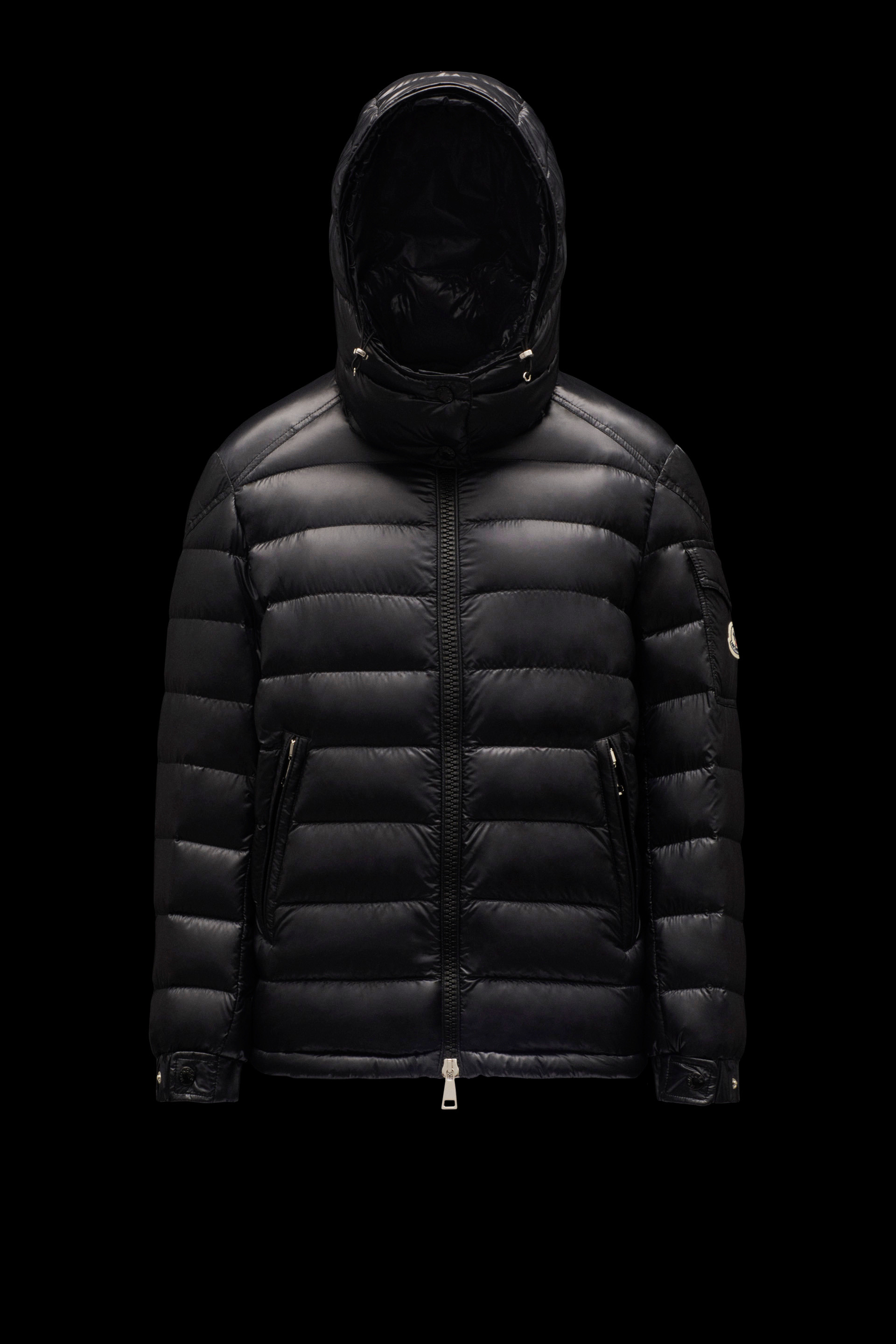 moncler white black jacket