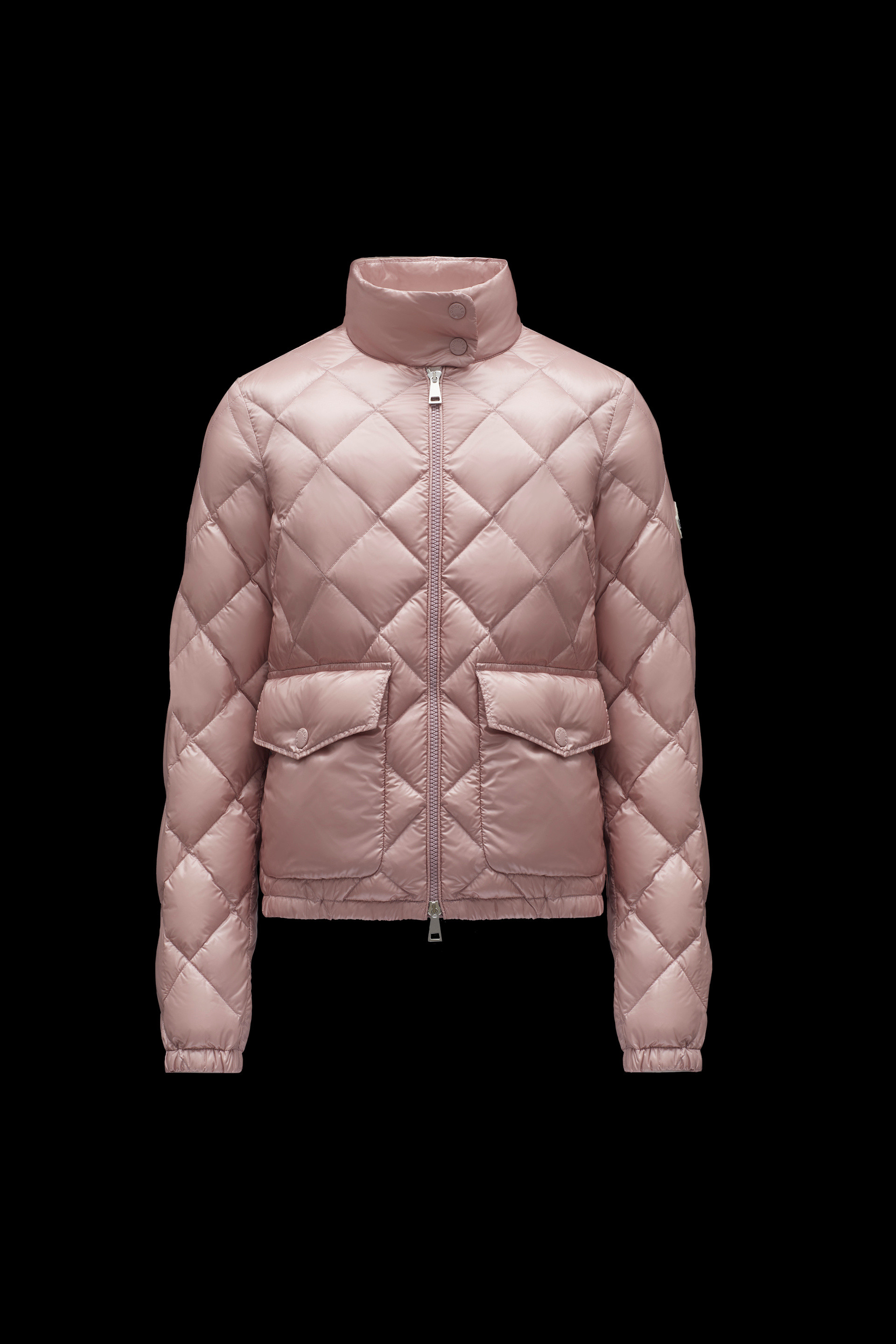 moncler lans jacket pink