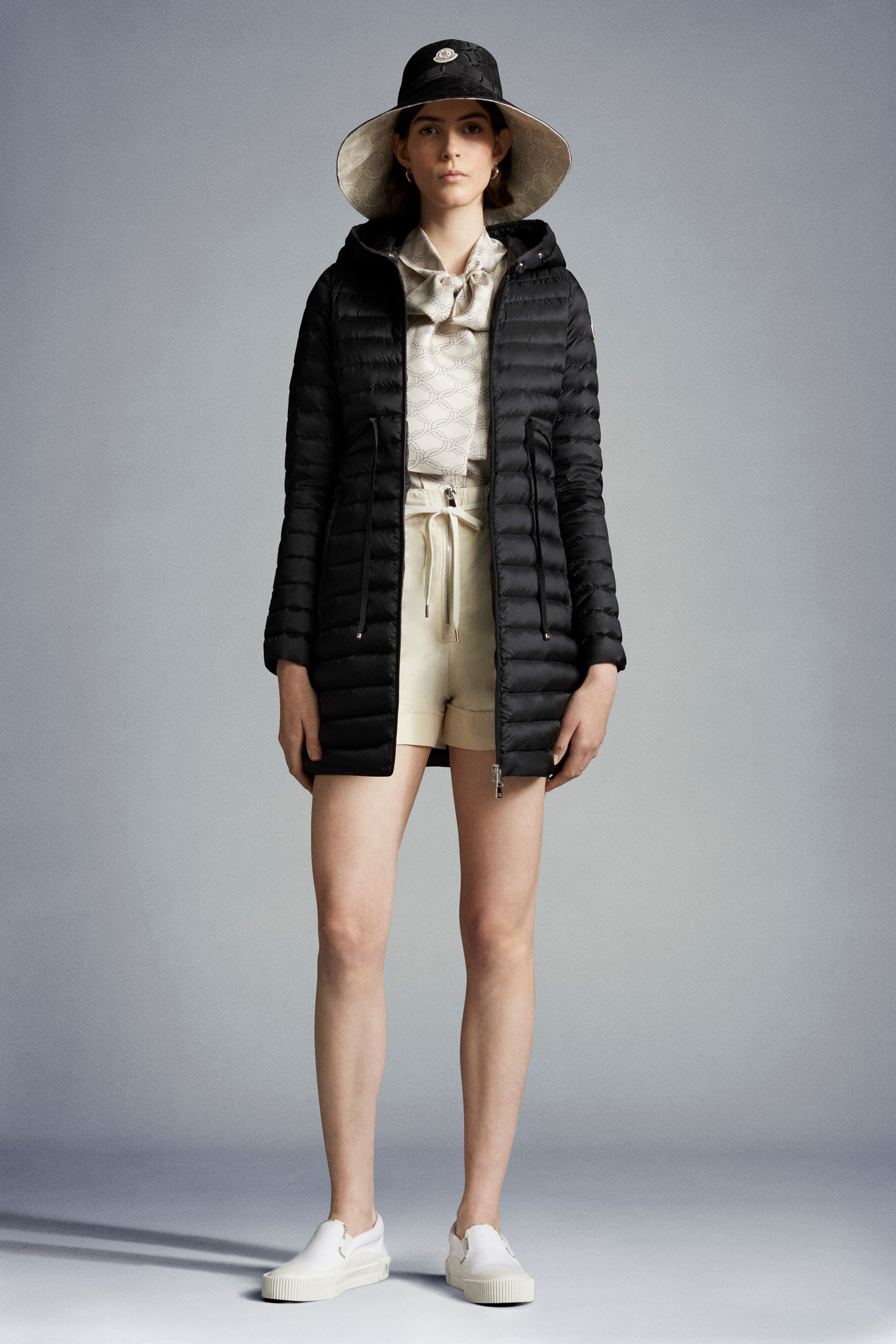 moncler women's barbel long down coat