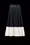 Pleated Taffeta Midi Skirt