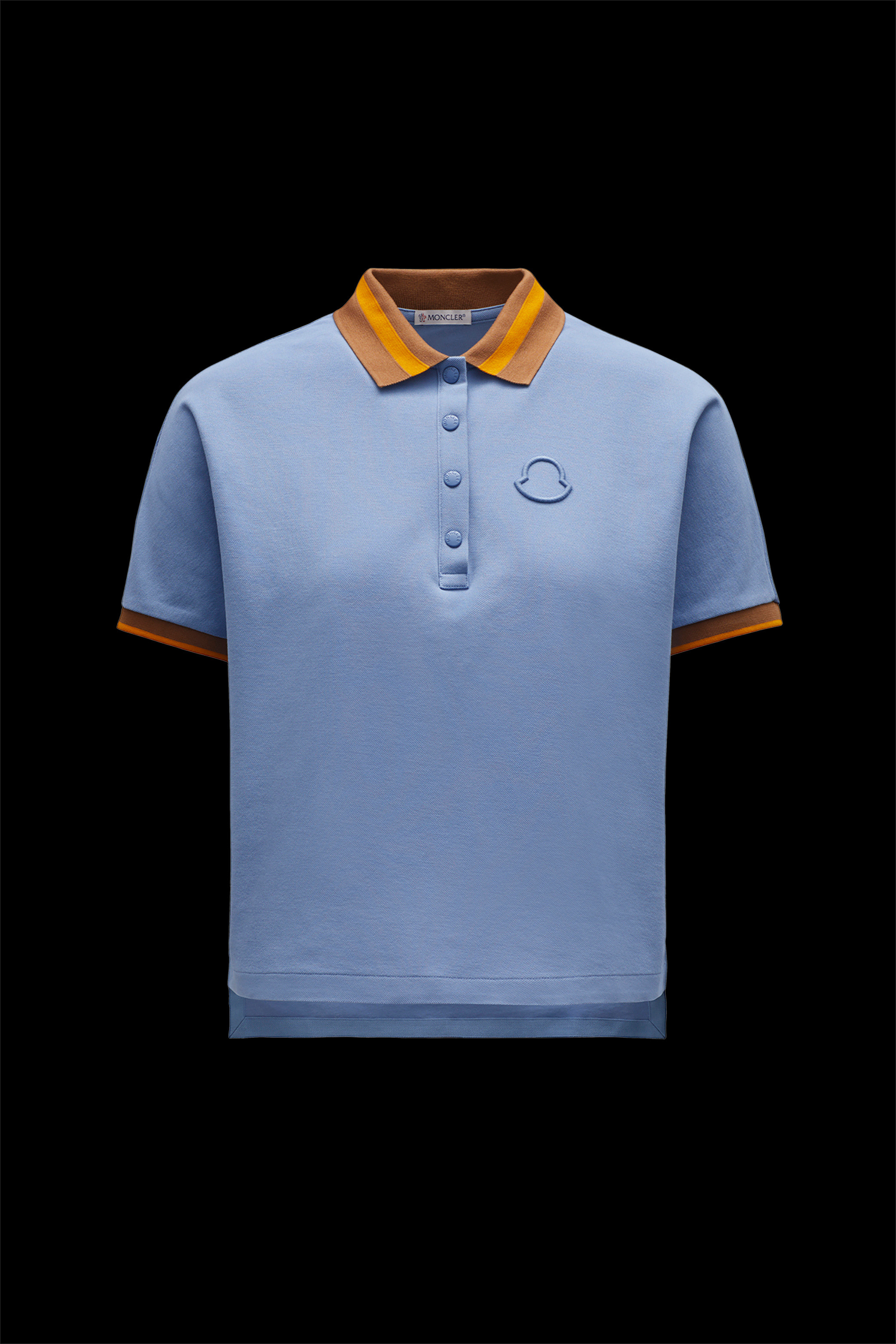 moncler orange polo