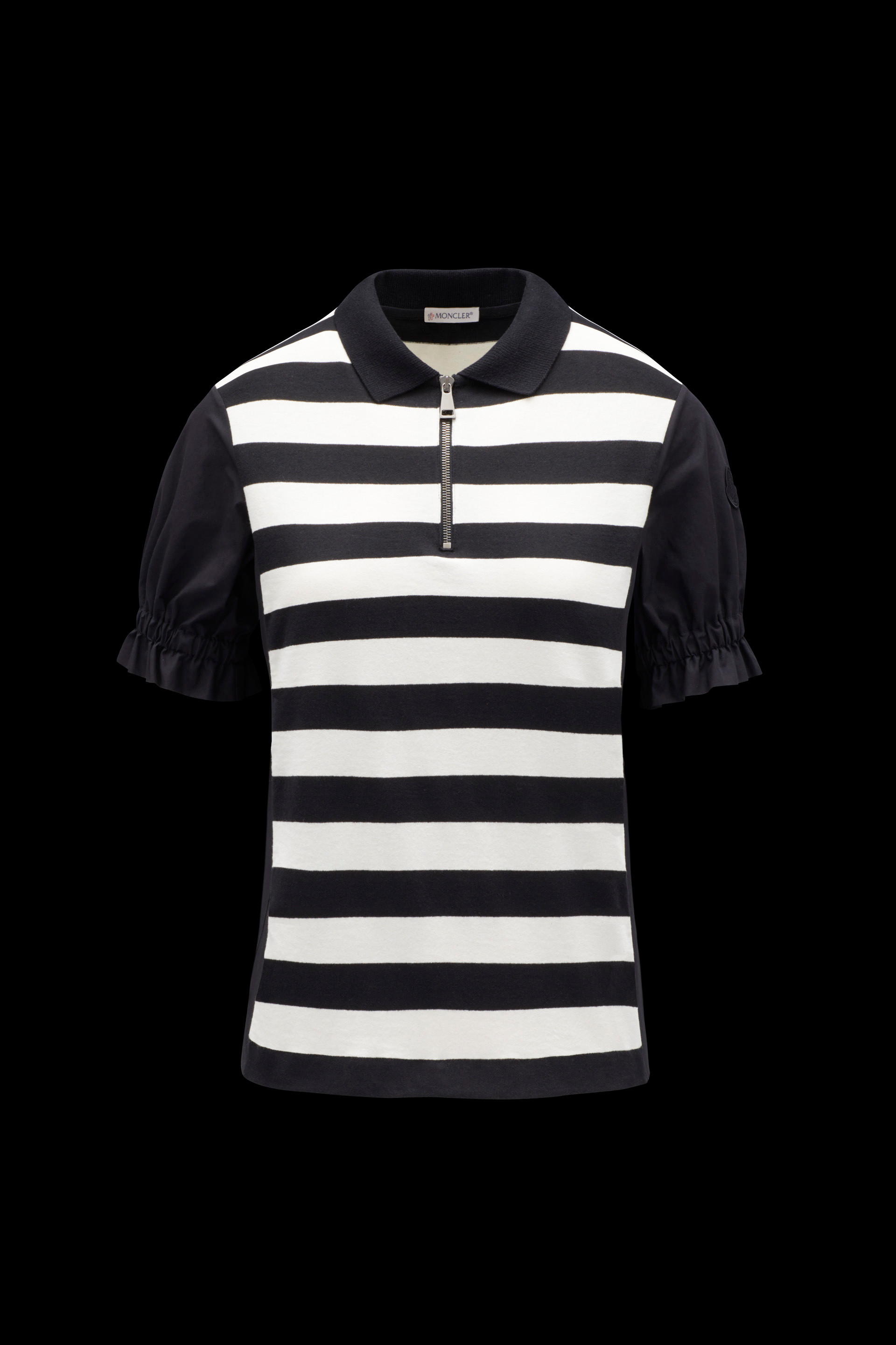 moncler striped polo