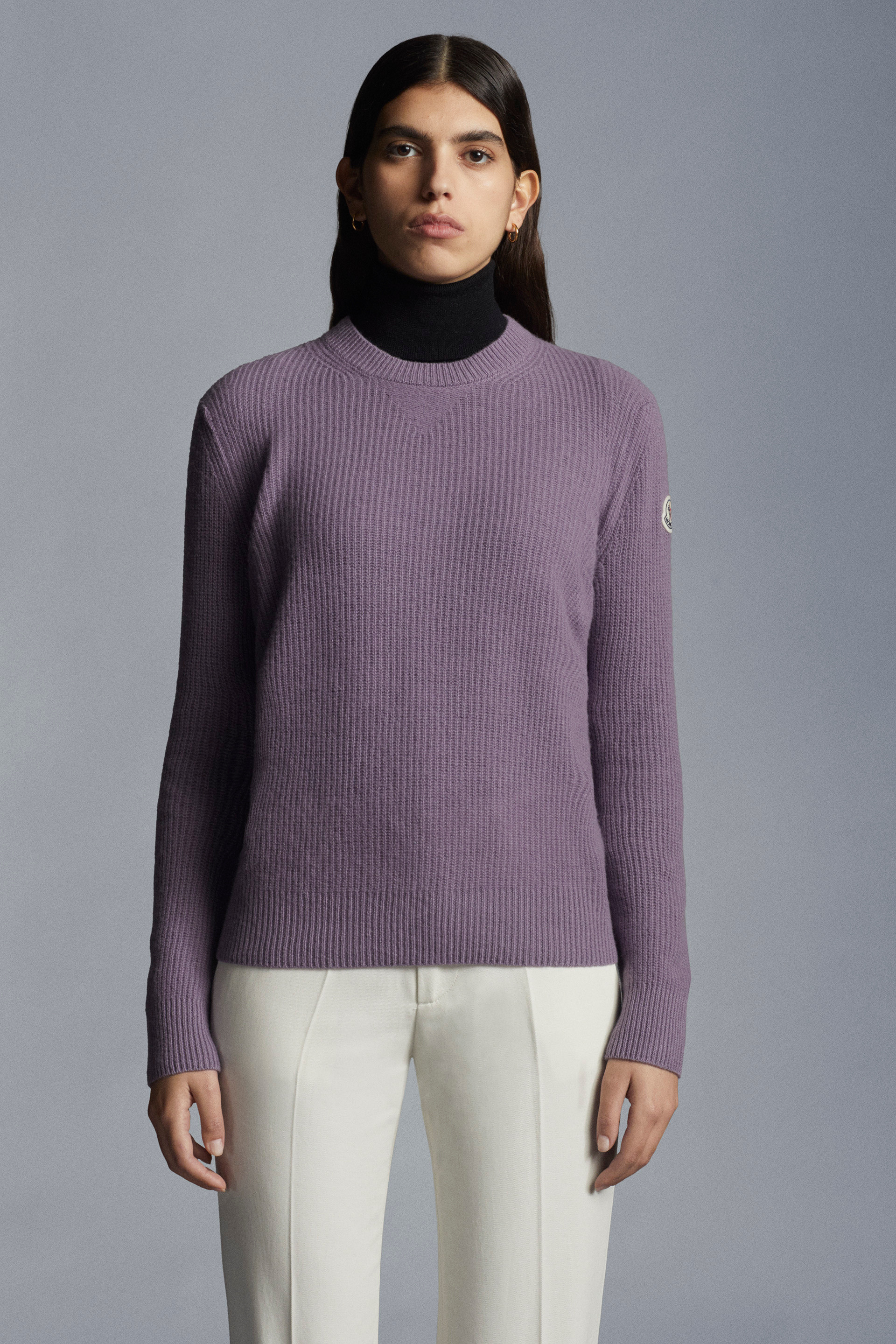 moncler purple sweater