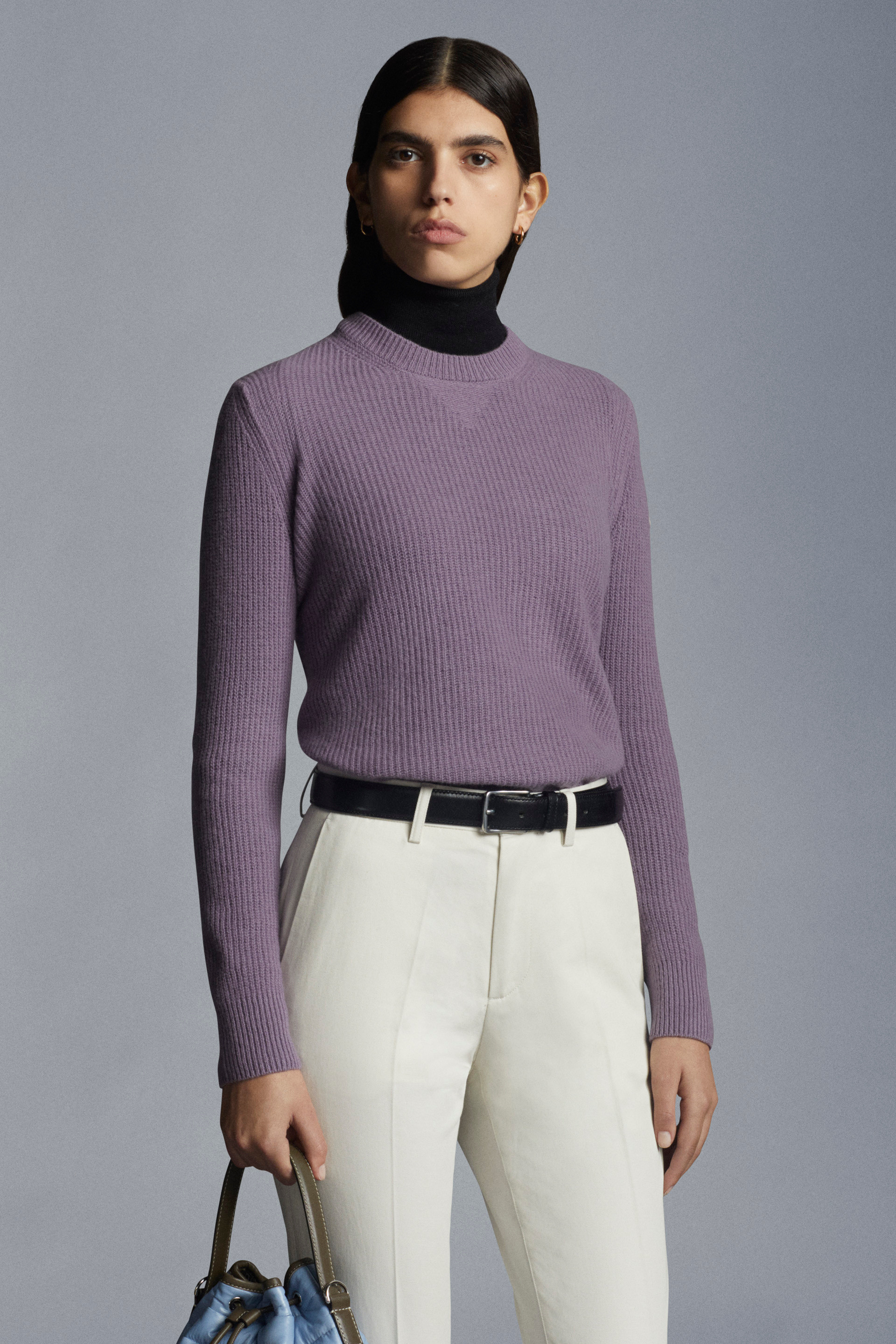 moncler purple sweater