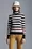 Striped Wool Turtleneck Sweater