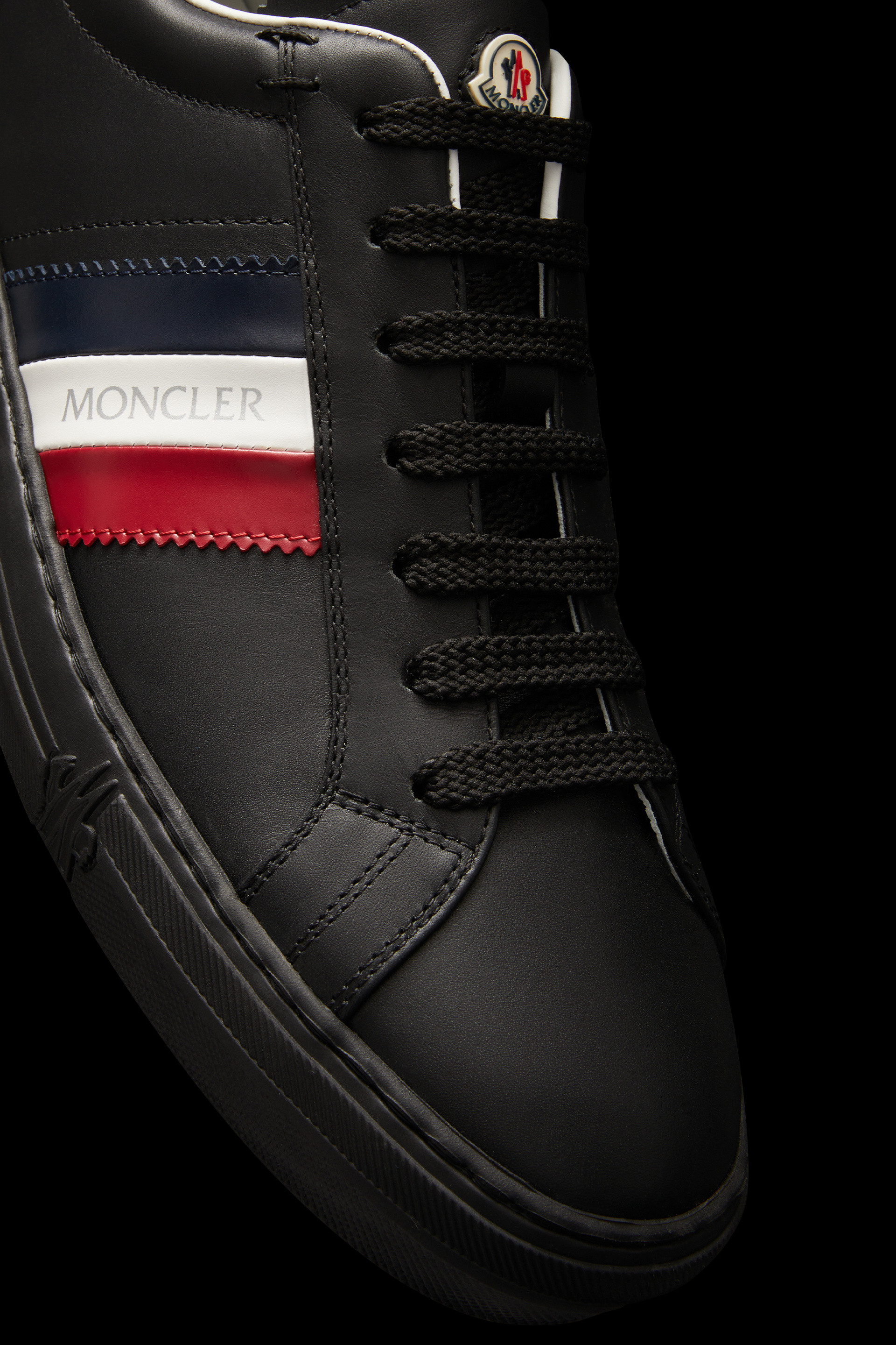 Moncler New Monaco Sneakers in Black for Men Mens Trainers Moncler Trainers Save 59% 