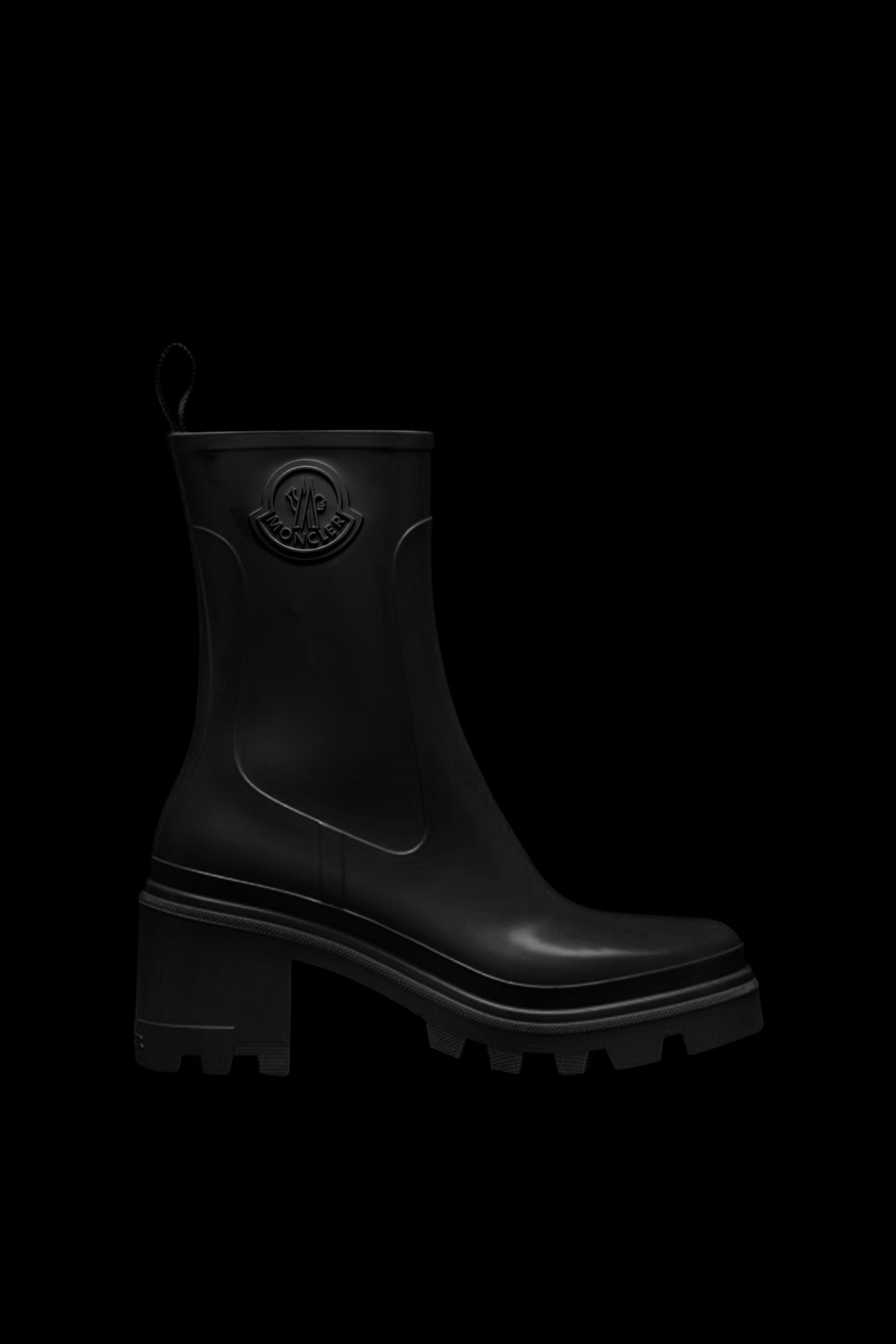 Black Loftgrip Rain Boots - Boots for Women | Moncler US