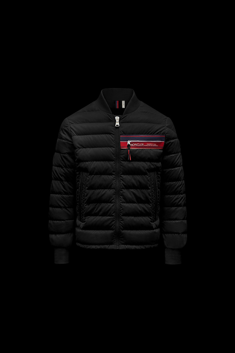 moncler white bomber jacket