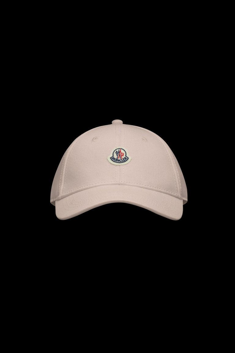 몽클레어 Moncler Logo Baseball Cap,Pale Peach Pink