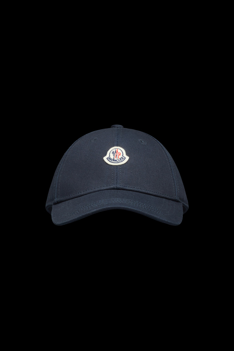 몽클레어 Moncler Logo Baseball Cap,Night Blue