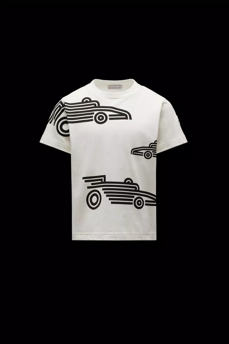 T-Shirt With Rubberised Print