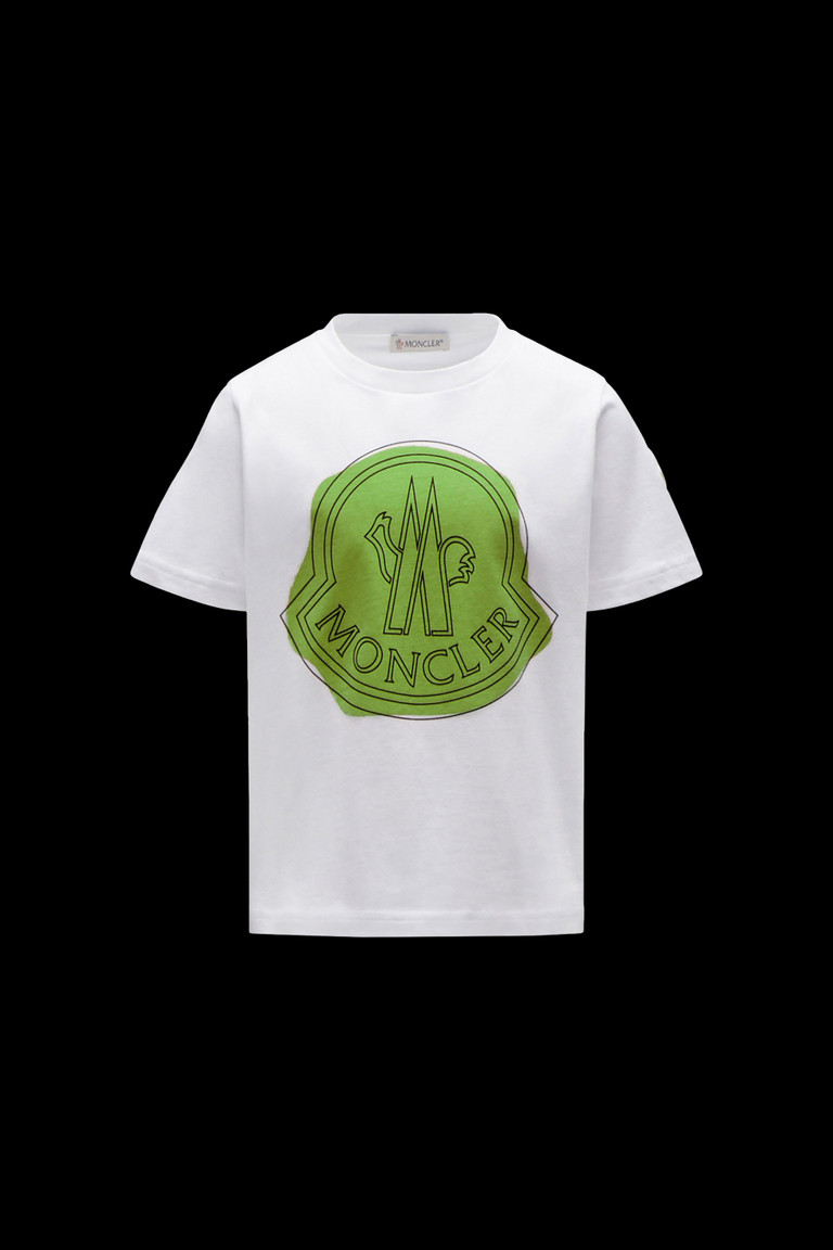 몽클레어 Moncler Logo T-Shirt,Savannah Tan