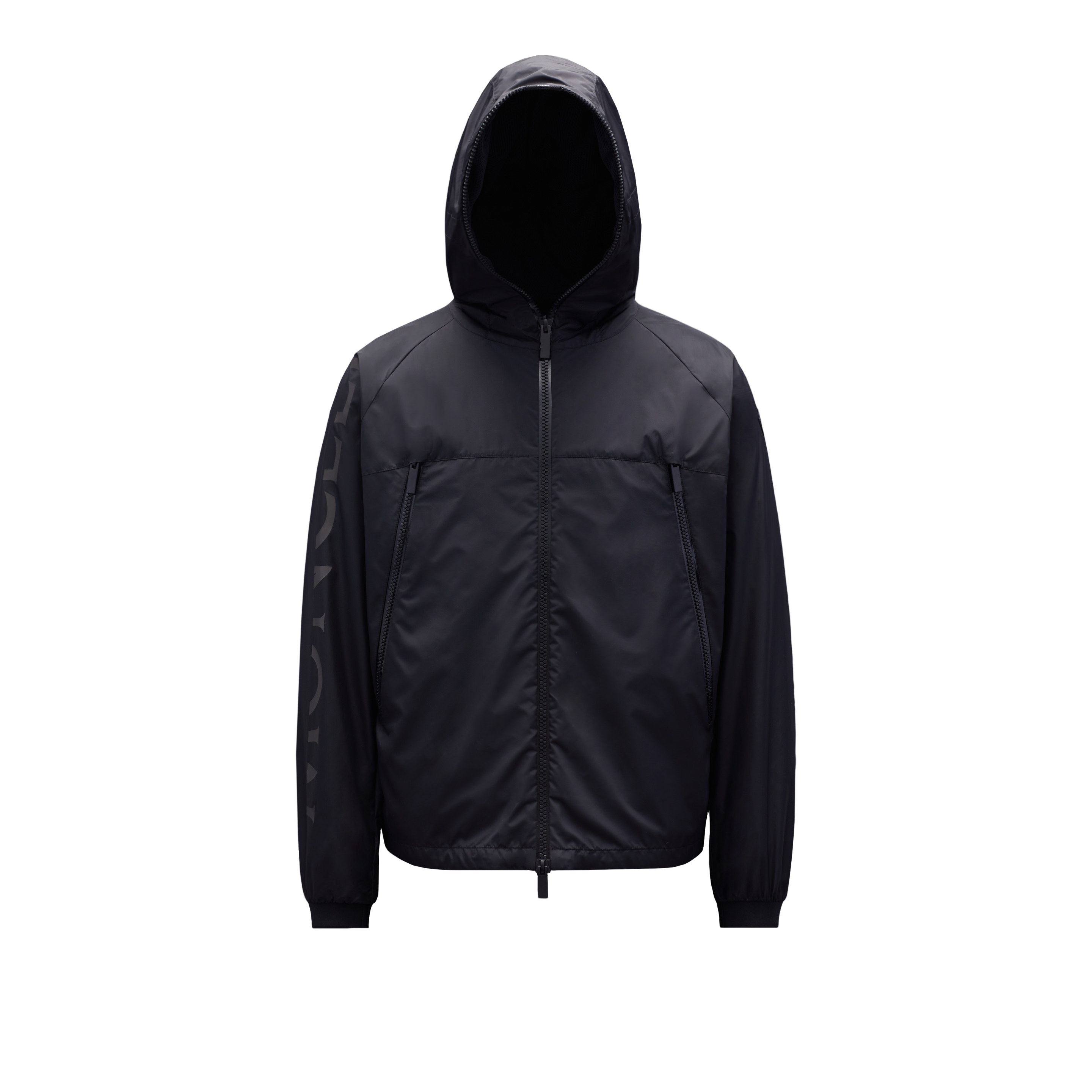 Moncler Collection Besar Rain Jacket Black