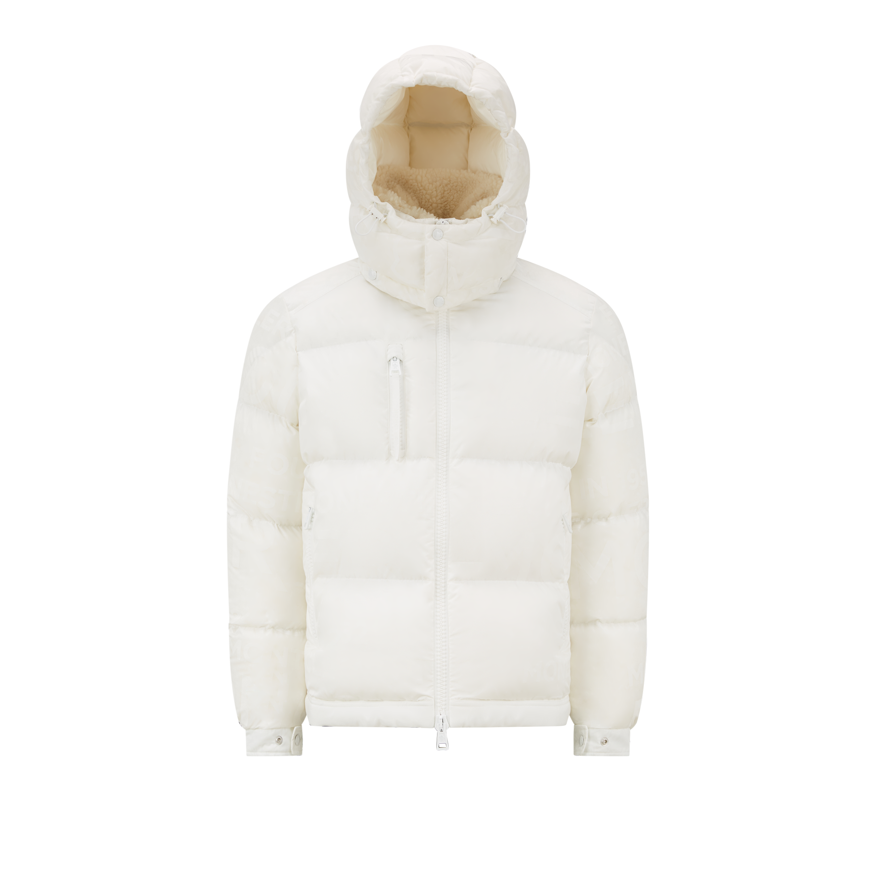 Moncler Collection Tarentaise Short Down Jacket In White