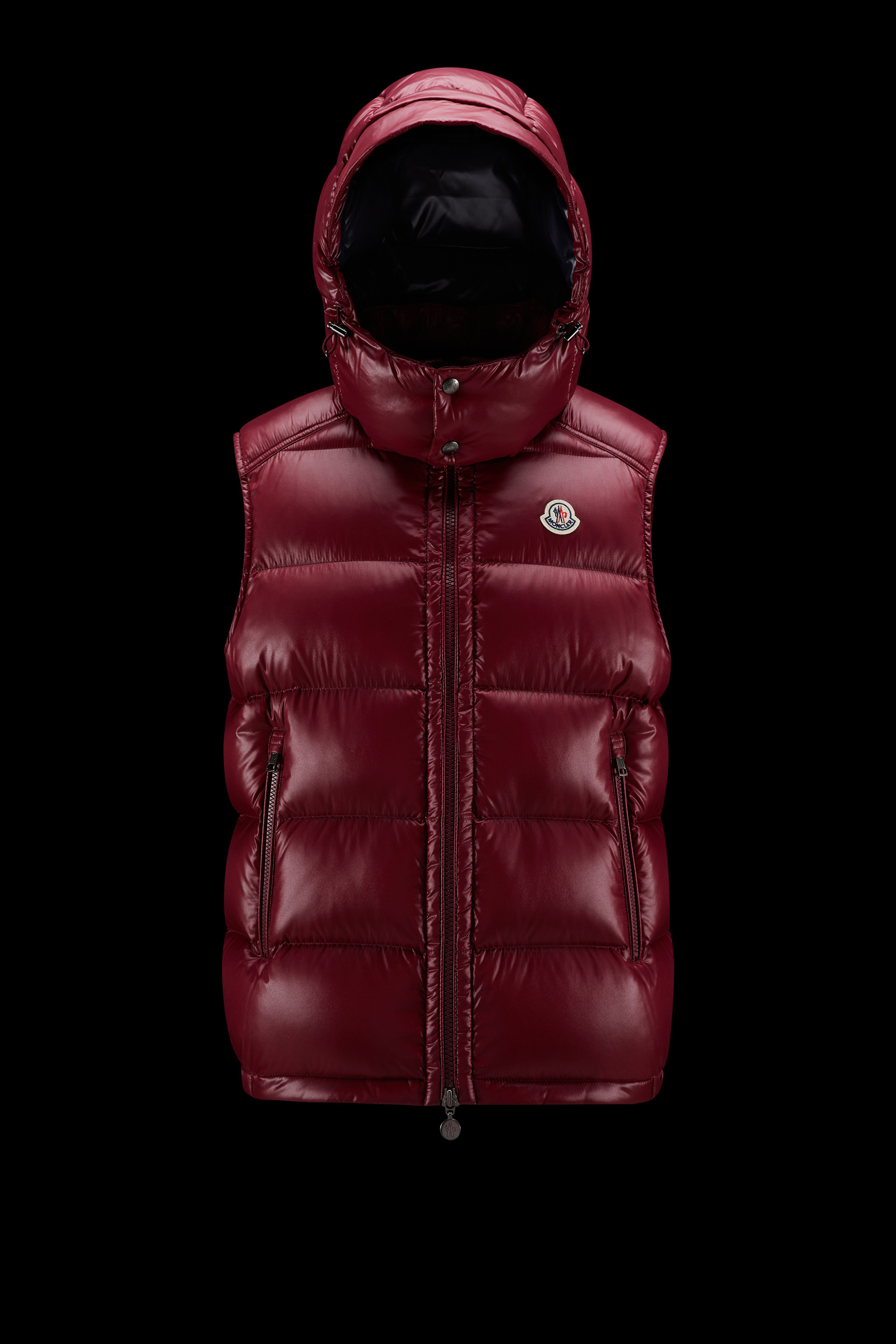 Moncler Amak Gilet in Red for Men Mens Clothing Jackets Waistcoats and gilets 