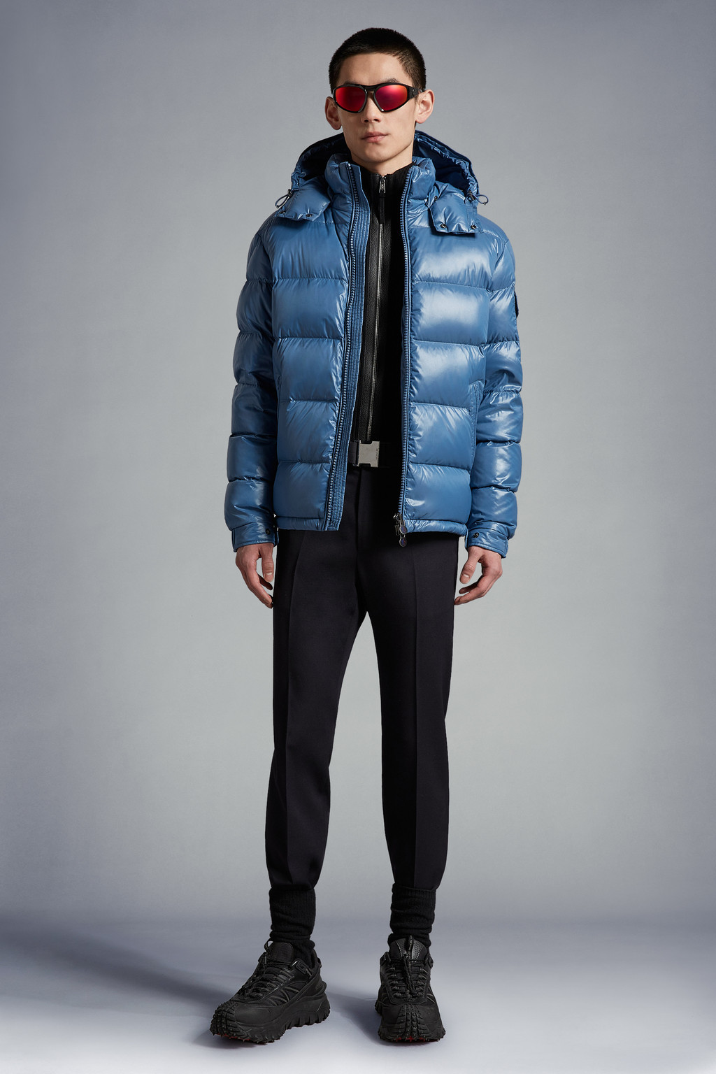 Dutch Blue Moncler Maya Short Down Jacket - Short Down Jackets for Men |  Moncler PL