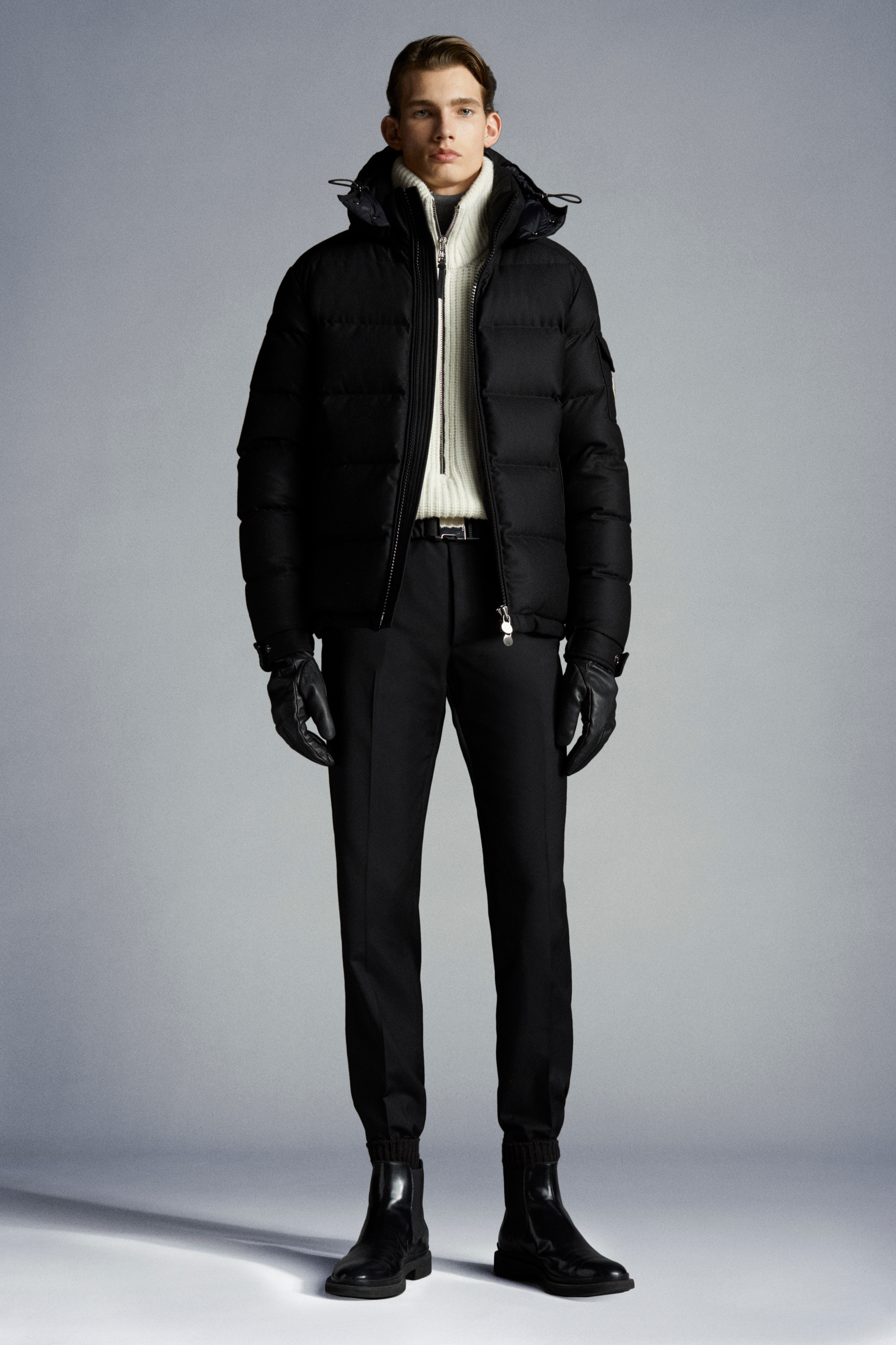 moncler men jacket black