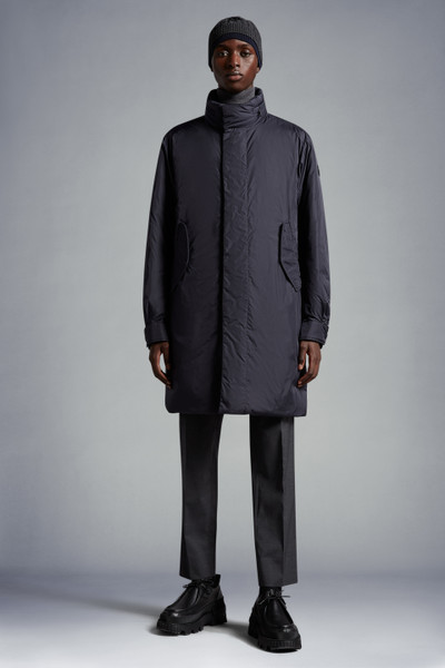 Navy Blue Taillefer Reversible Parka Coat - Coats & Jackets for Men ...