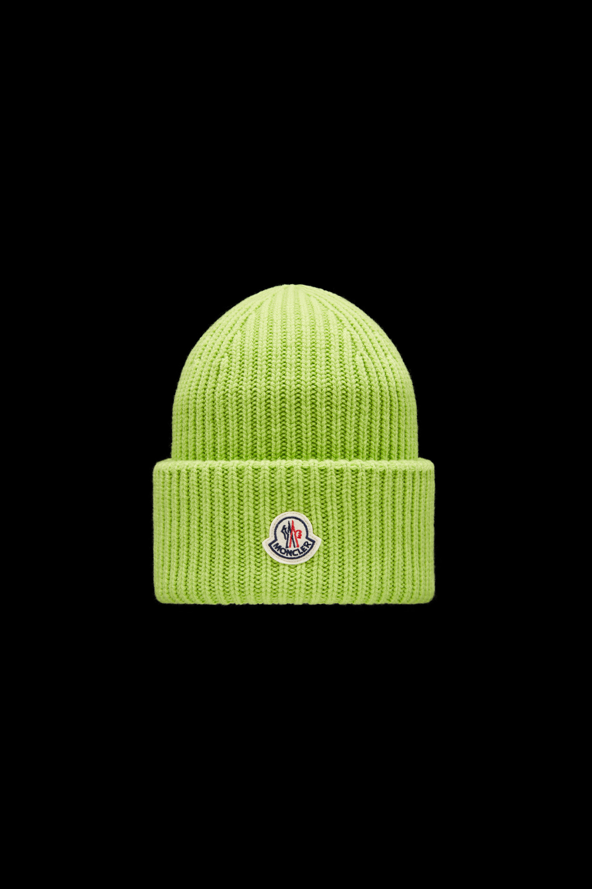 Lime Green Cashmere Blend Beanie Hats & Beanies for Men Moncler US