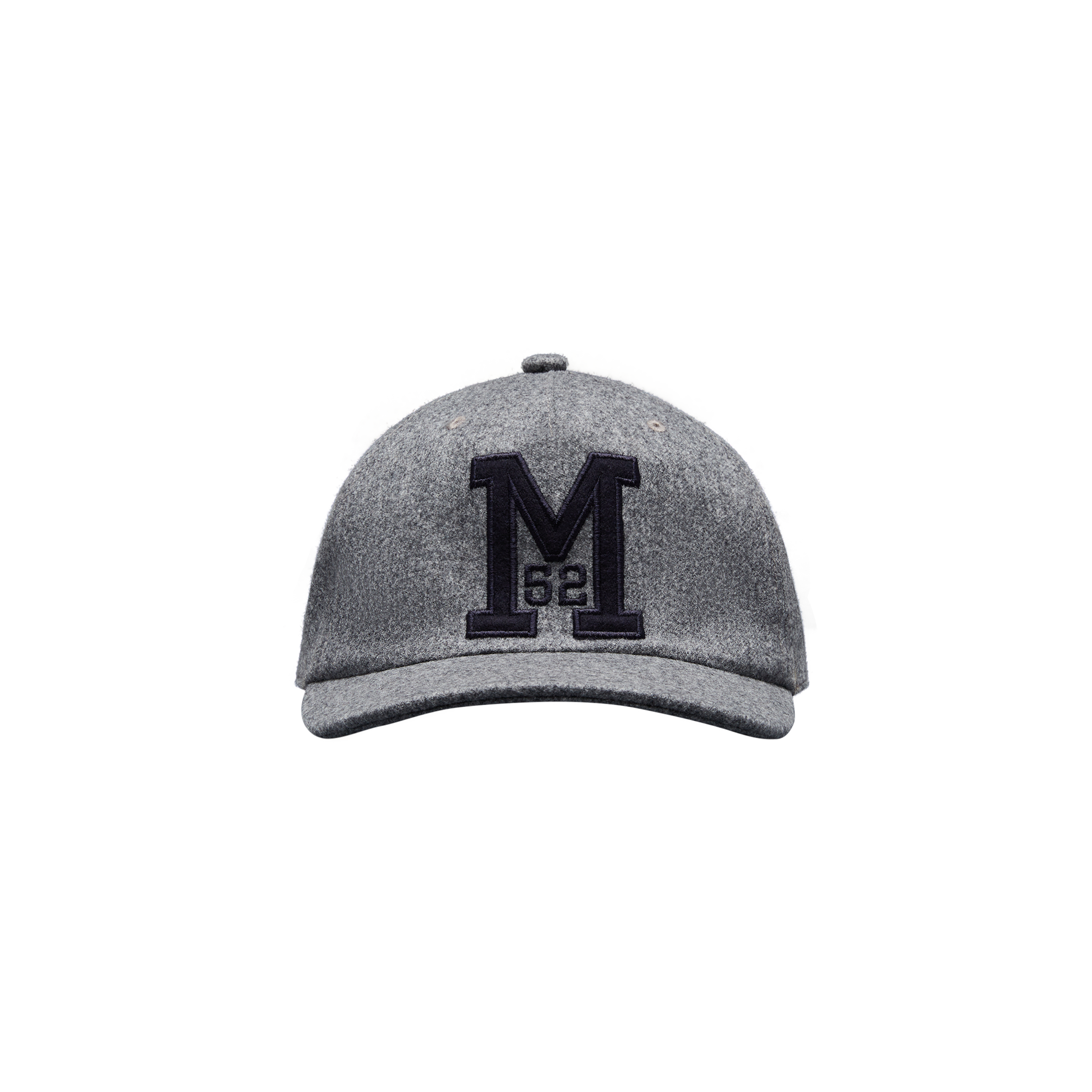 Moncler Collection Monogram Motif Baseball Cap Grey Size One Size