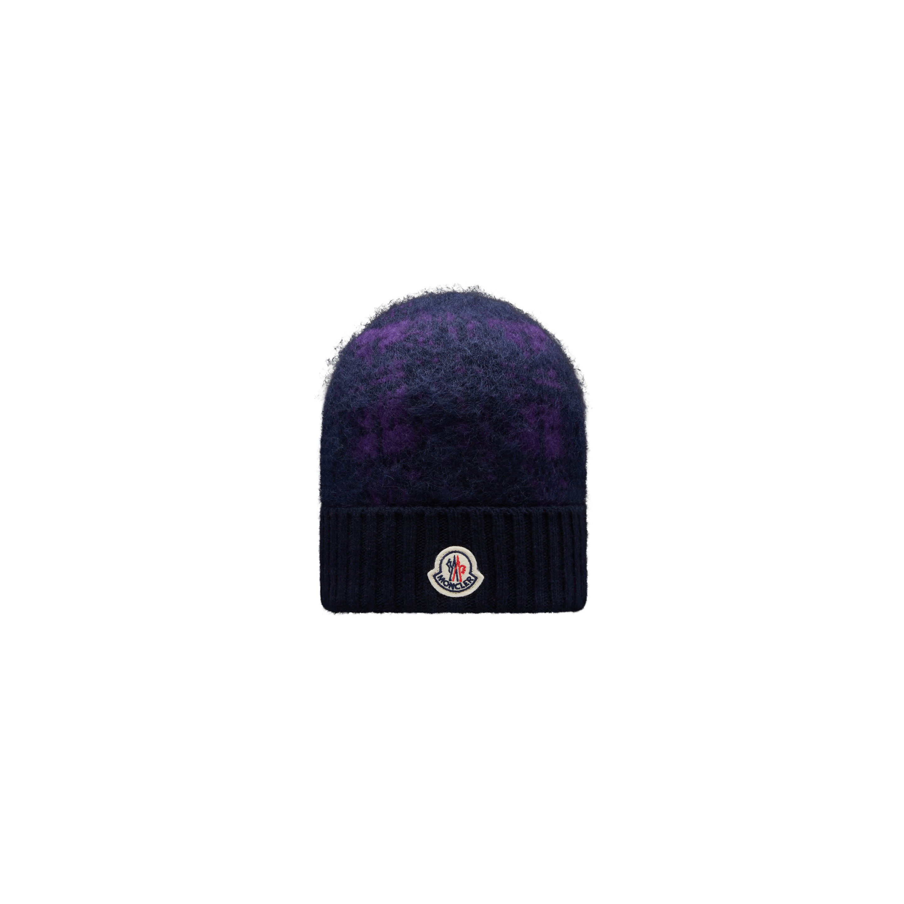 Moncler Collection Jacquard Beanie Multicolour Size One Size In Blue