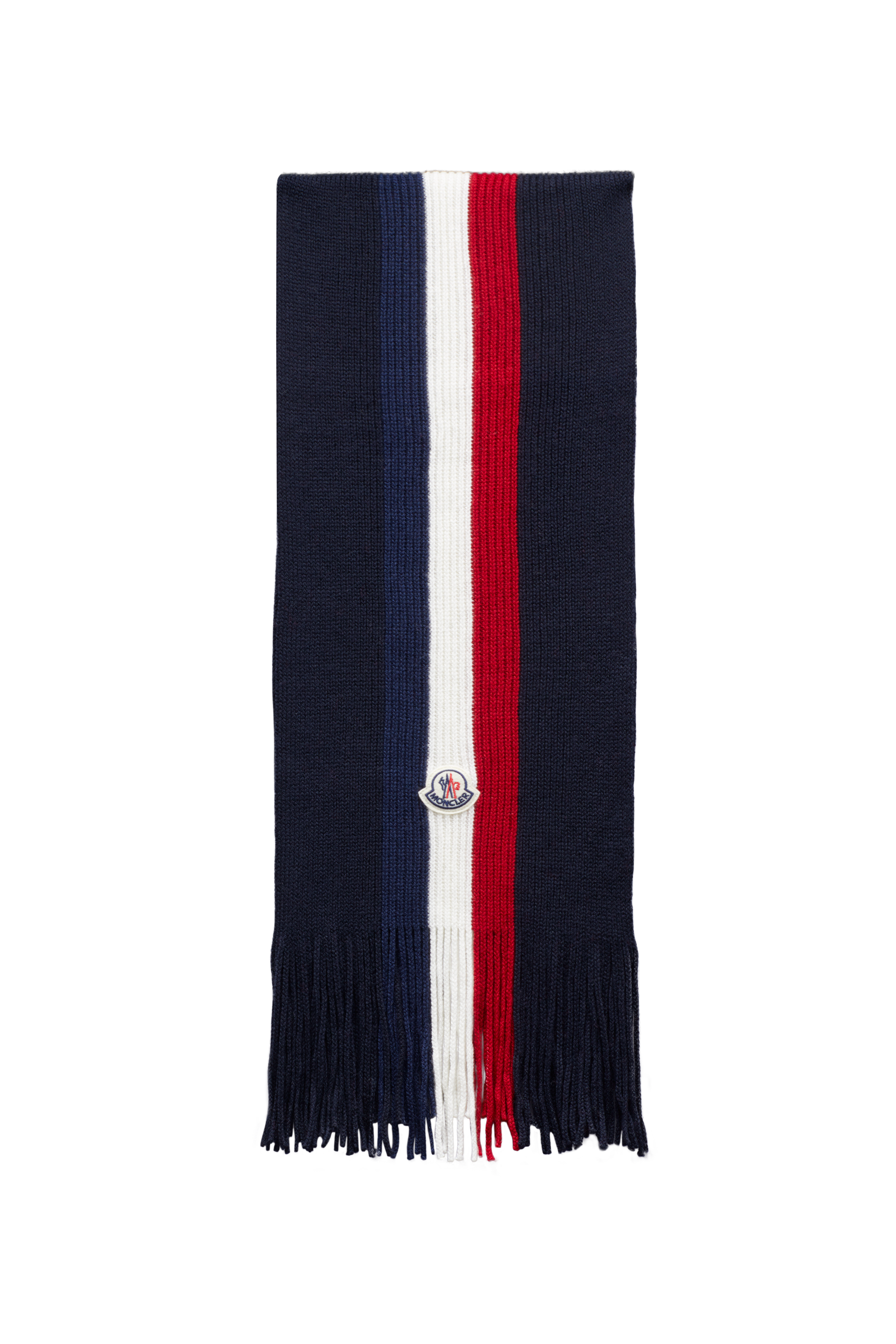 Moncler Collection Écharpe En Laine Tricolore