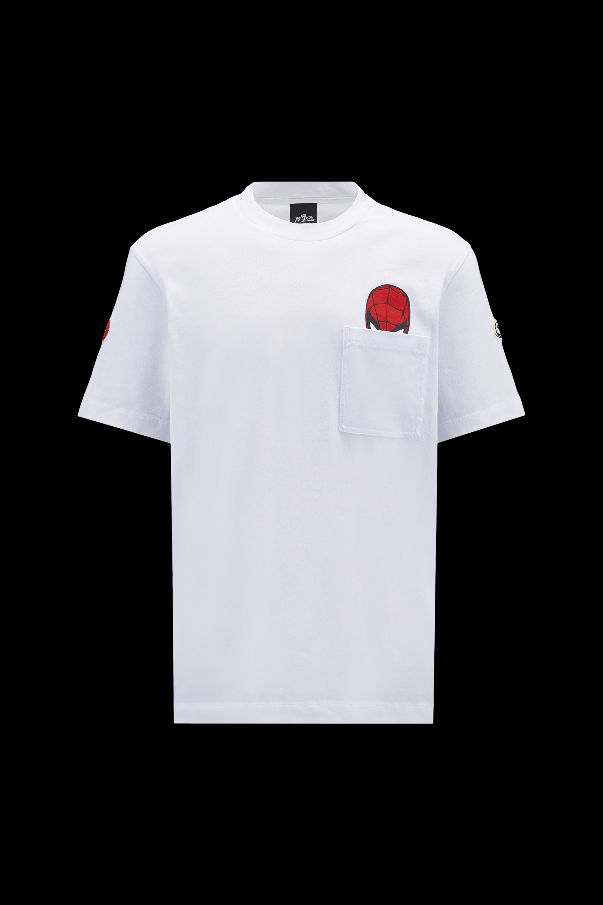 T-shirt motif spider-man Moncler pour homme en coloris Noir Homme Vêtements T-shirts T-shirts à manches courtes 