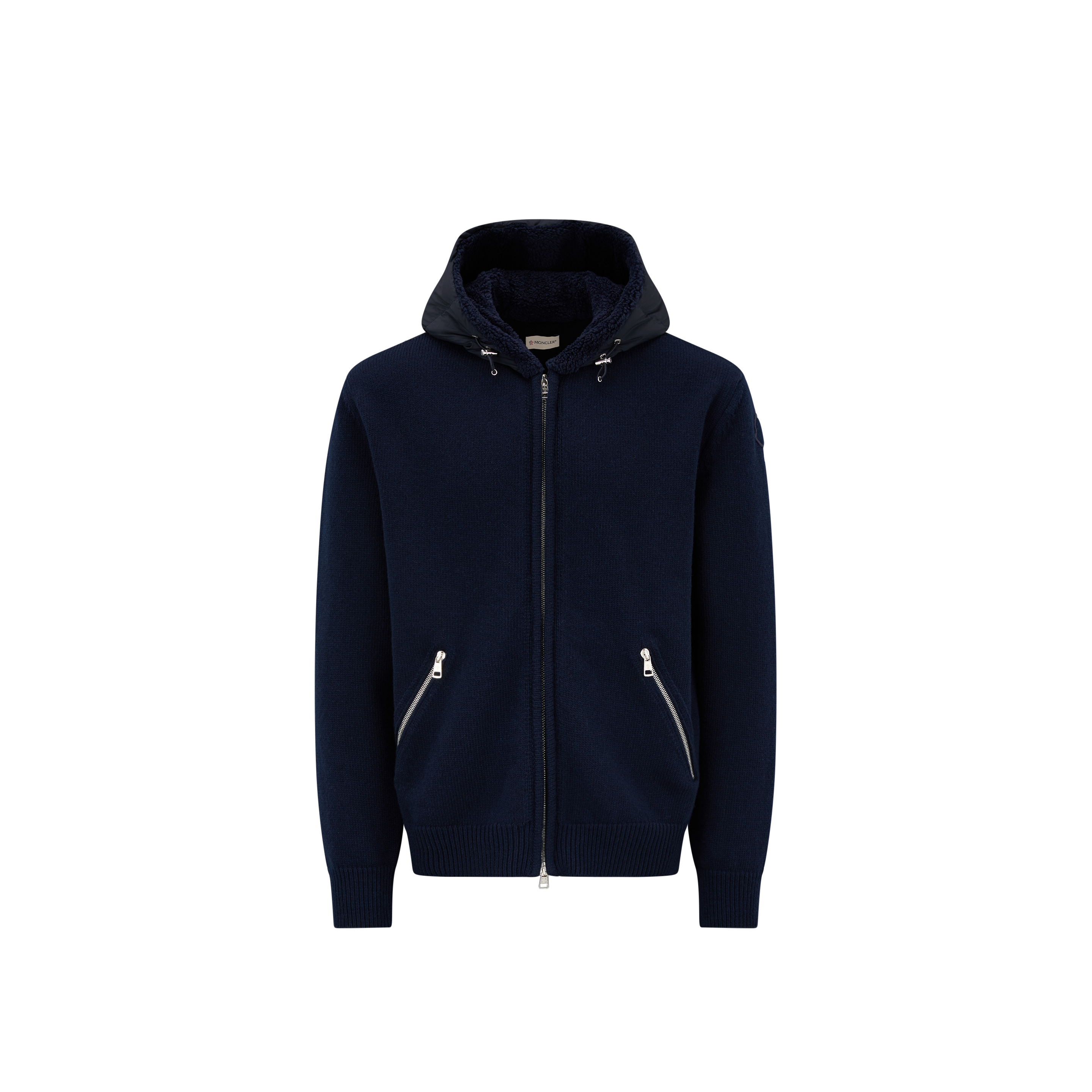 Moncler Collection Wool Zip-up Hoodie